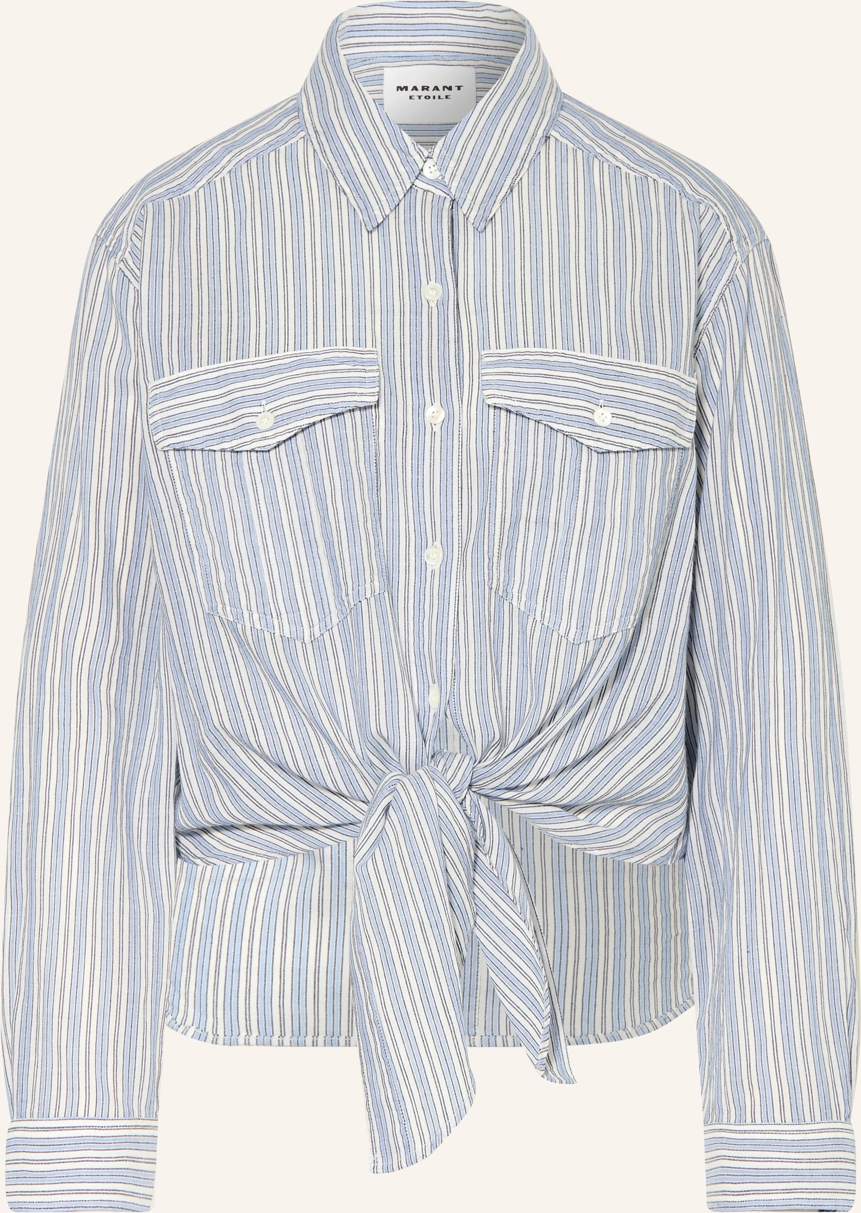 Marant Étoile Hemdbluse Nath blau