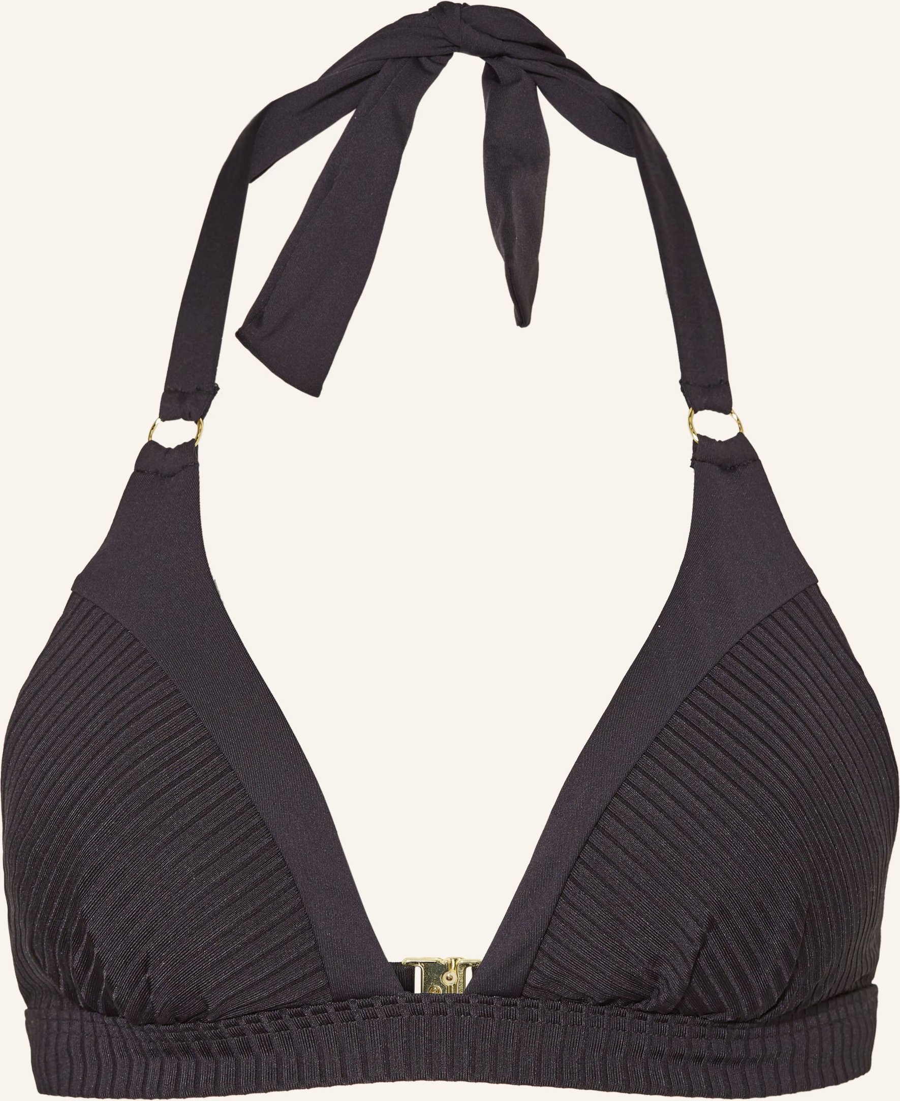 Cyell Neckholder-Bikini-Top Caviar schwarz