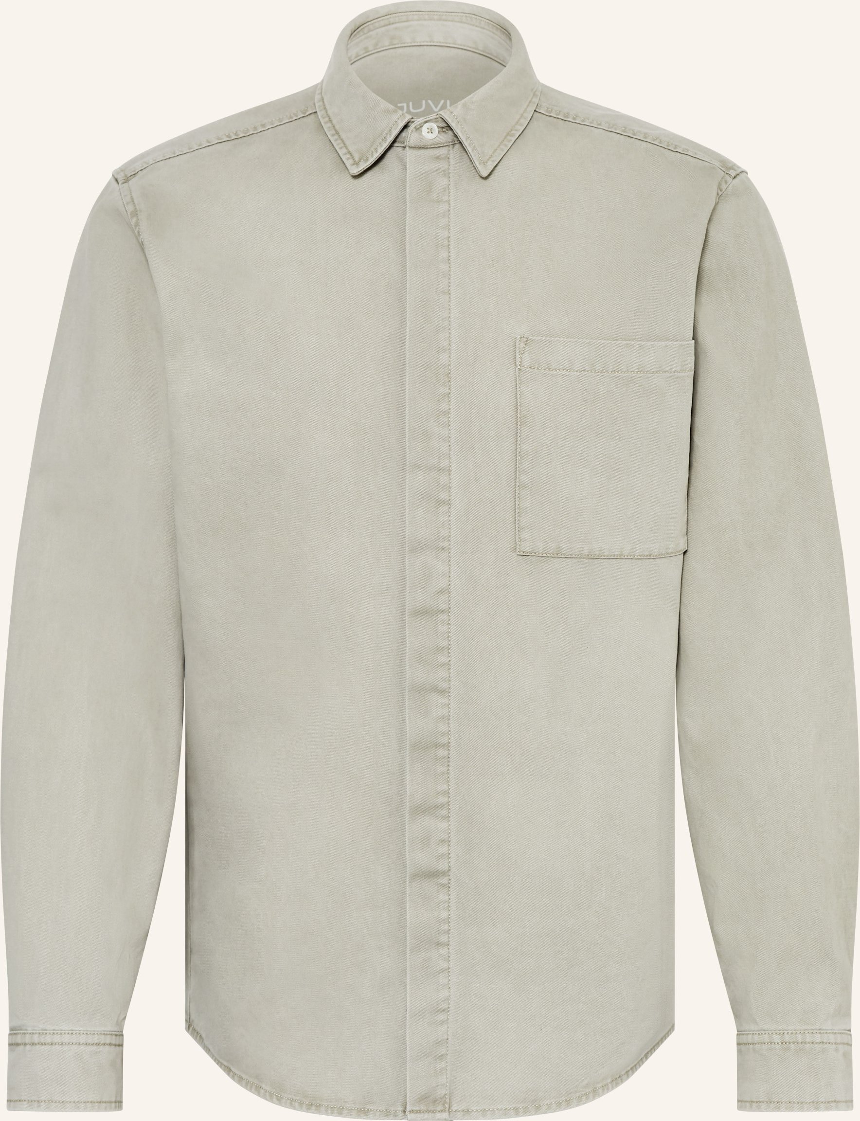 Juvia Jeanshemd Franz Regular Fit gruen