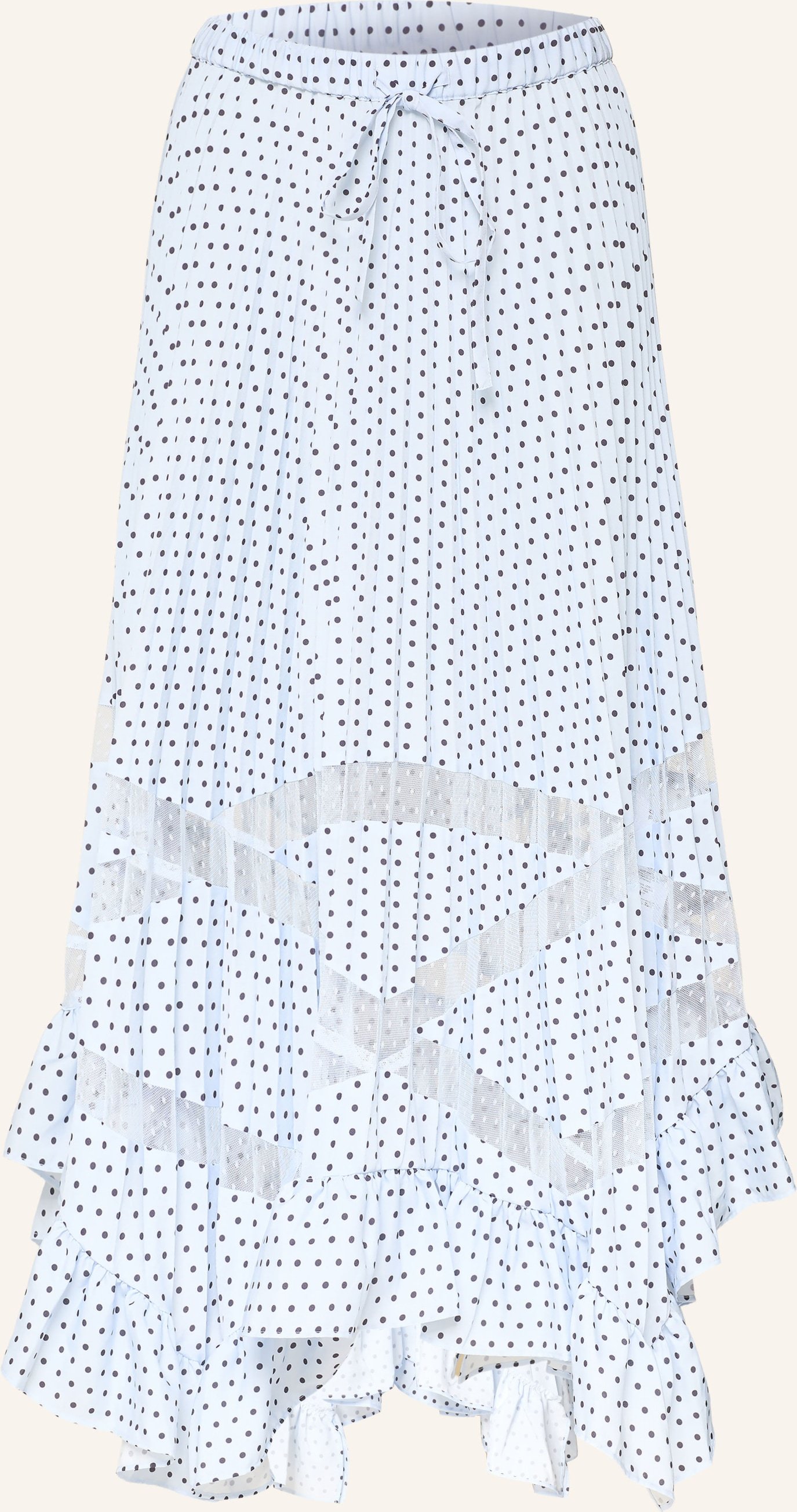 Claudie Pierlot Plisseerock blau