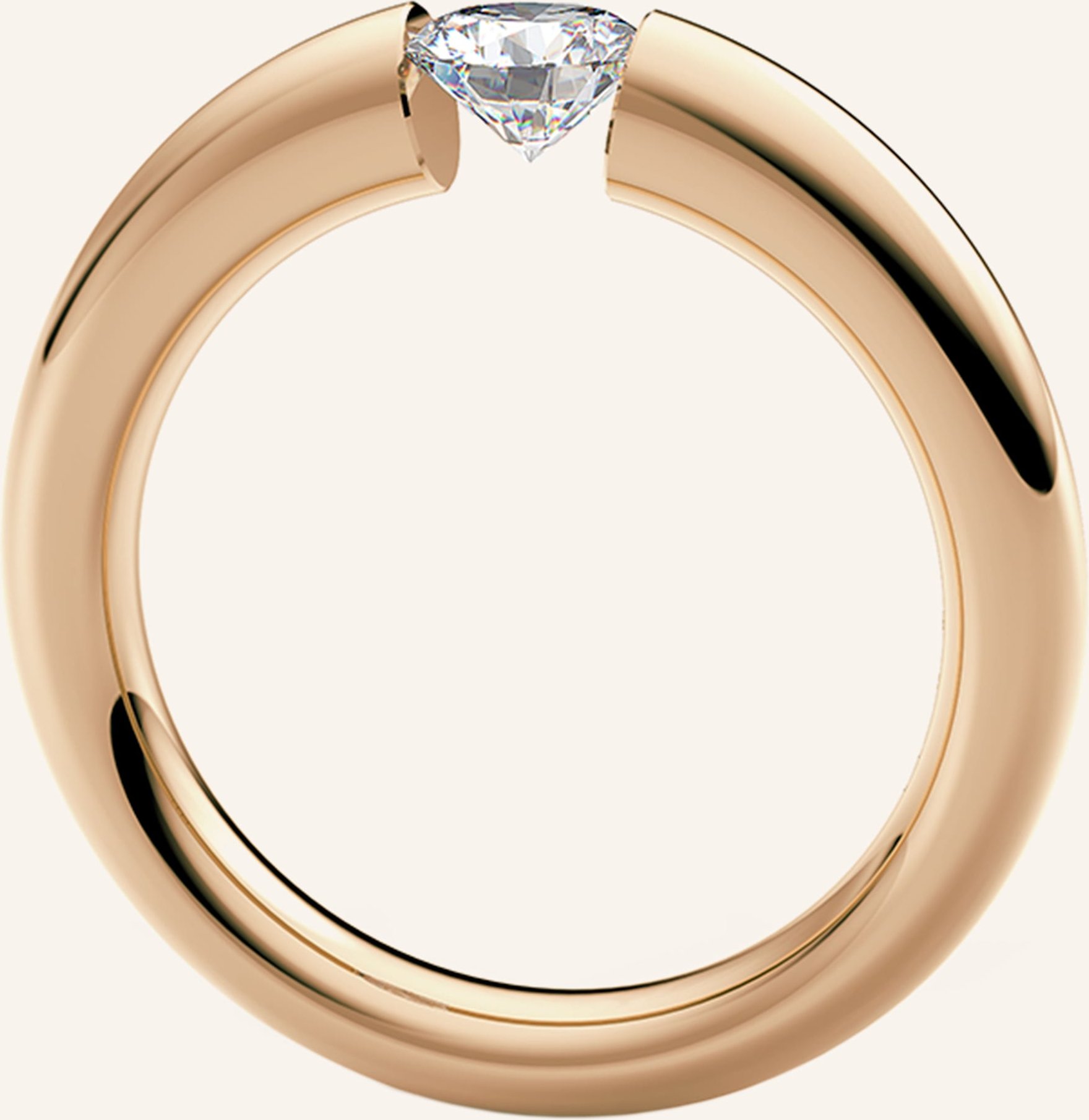 Niessing Ring Spannring® Verlauf rosegold