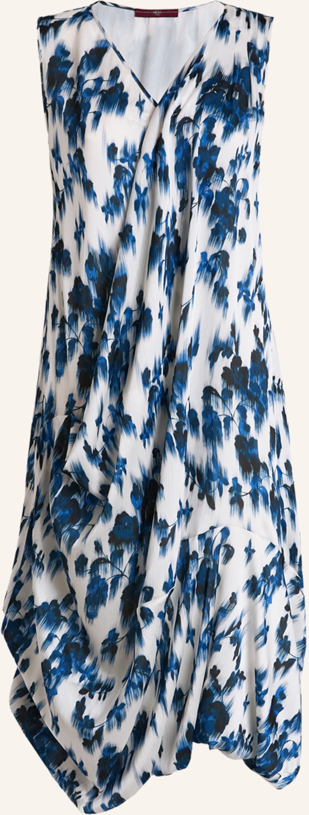 High Ballon-Kleid Spar blau