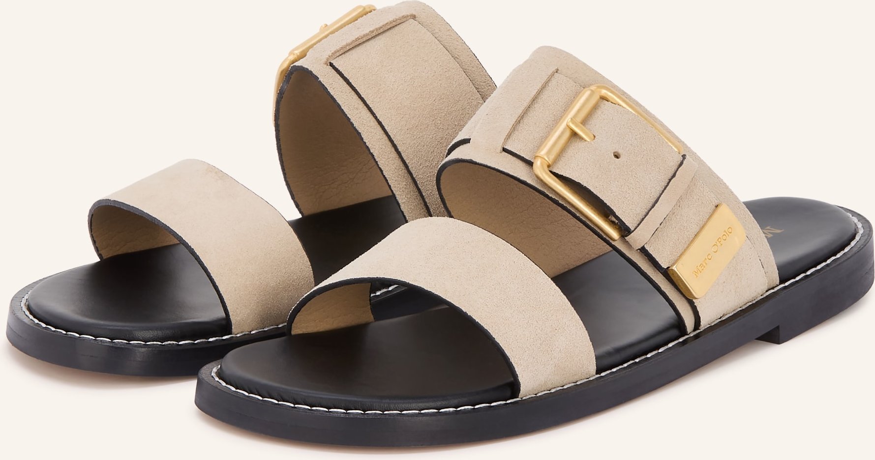 Marc O'polo Pantoletten beige