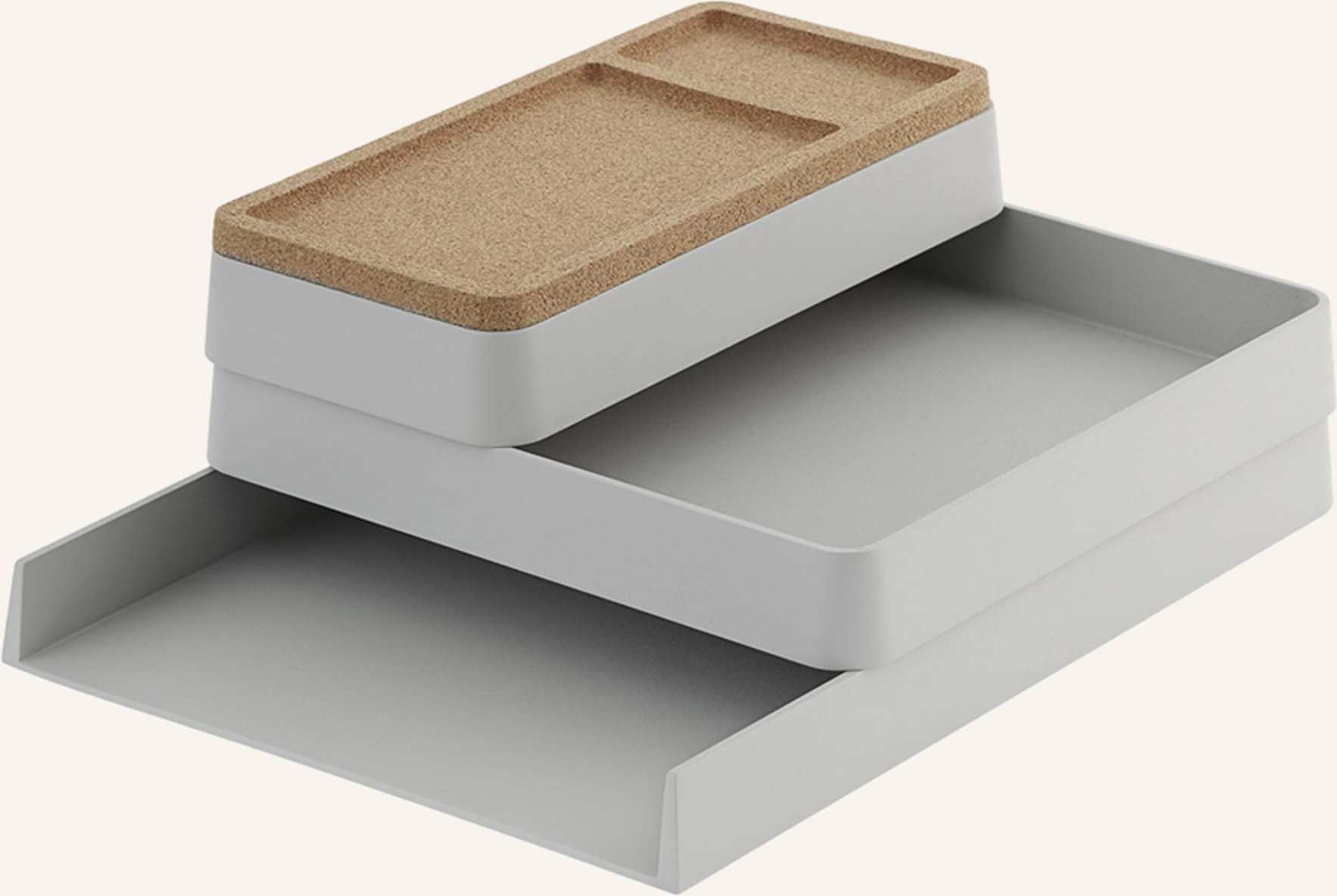 Muuto 4-Tlg. Organizer-Set Arrange Desktop grau