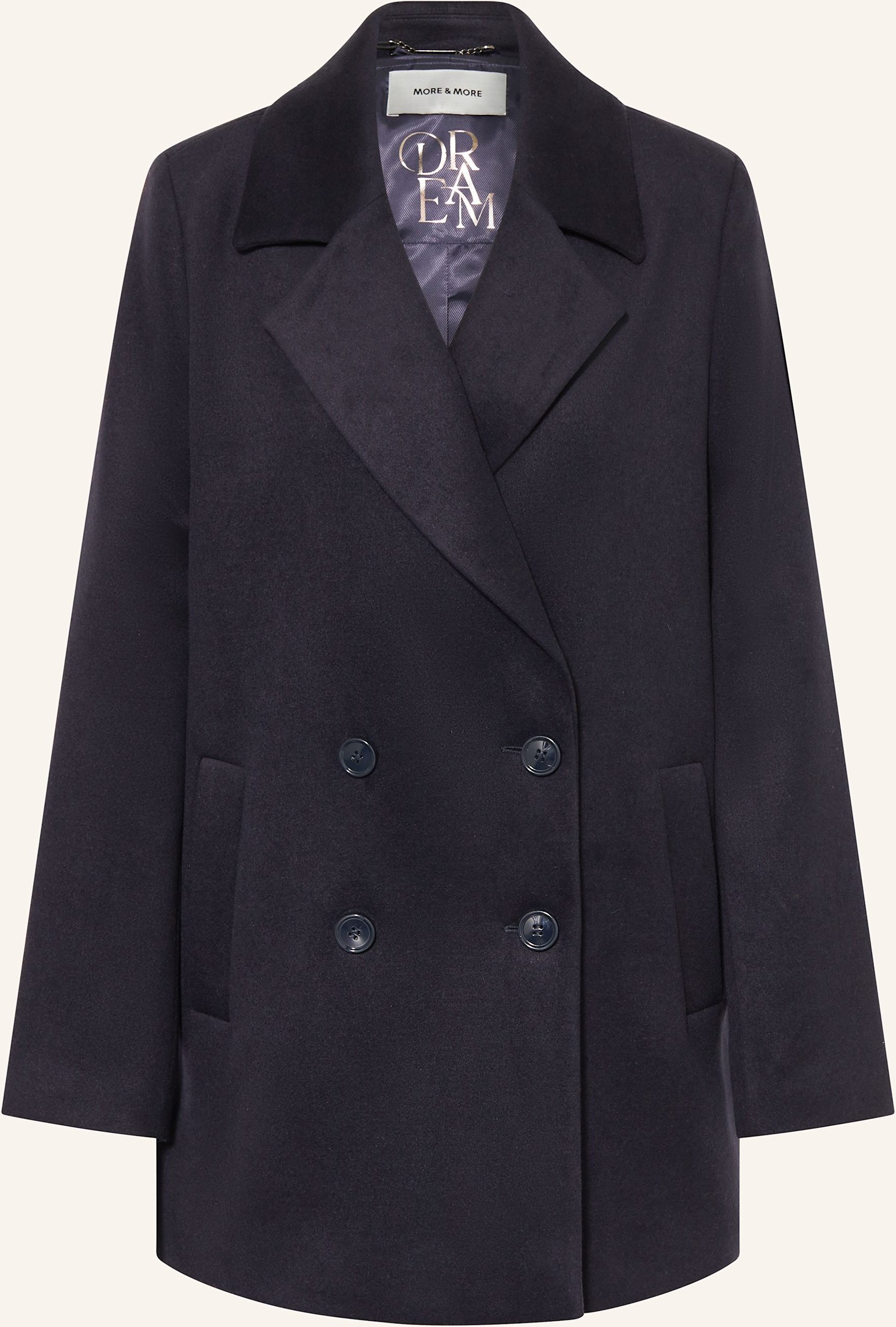 More & More Softdaunenweste blau