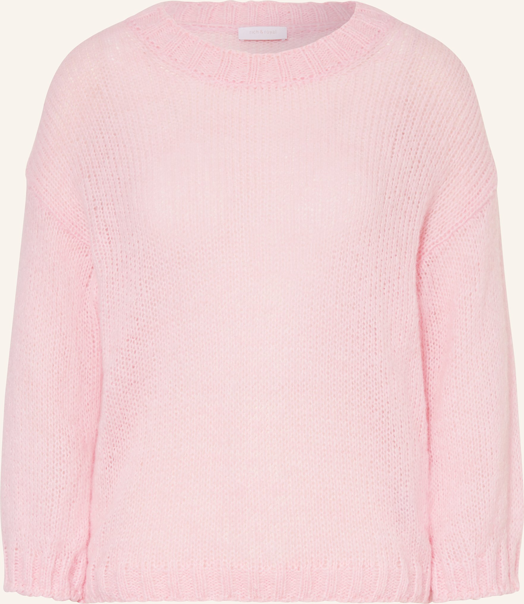 Rich & Royal Pullover Mit 3/4-Arm rosa