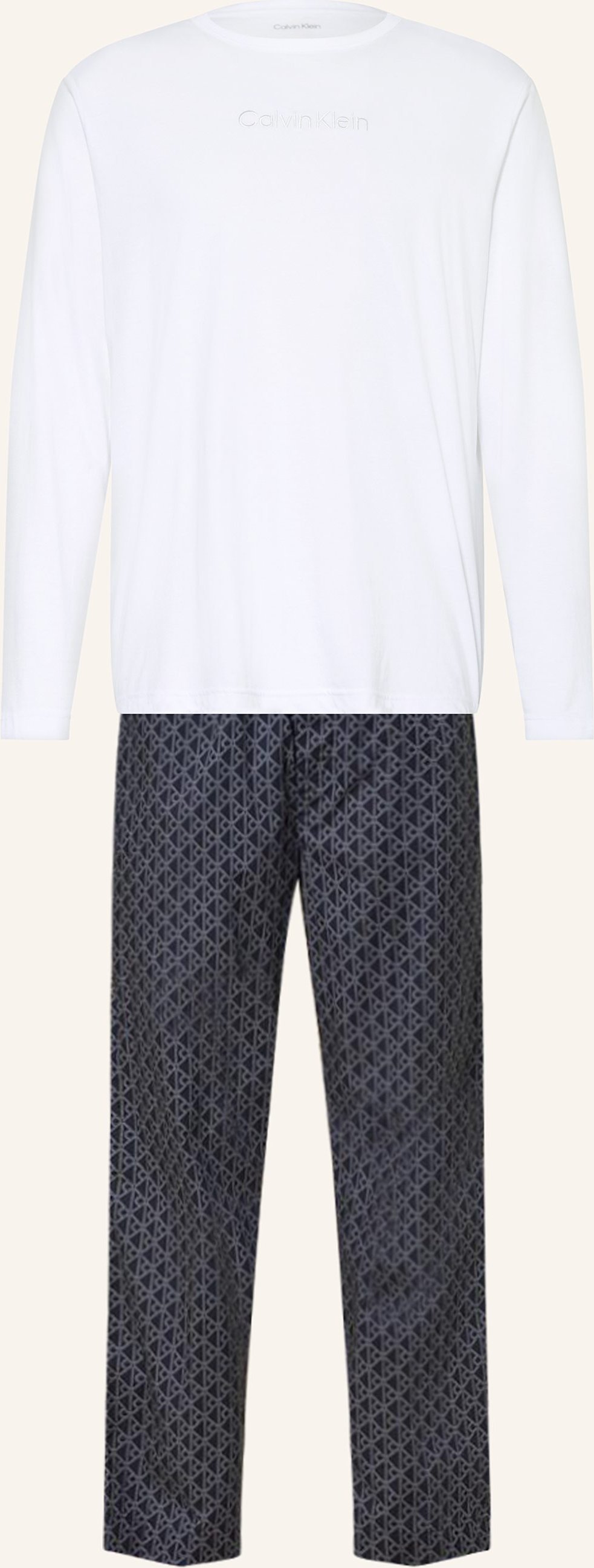 Thumbnail - Calvin Klein Schlafanzug Cotton Poplin weiss