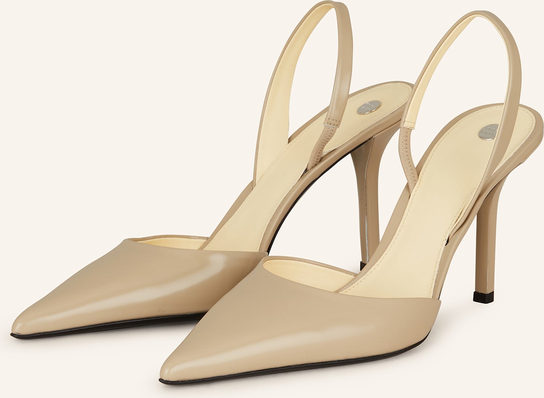Proenza Schouler Slingpumps Slash beige