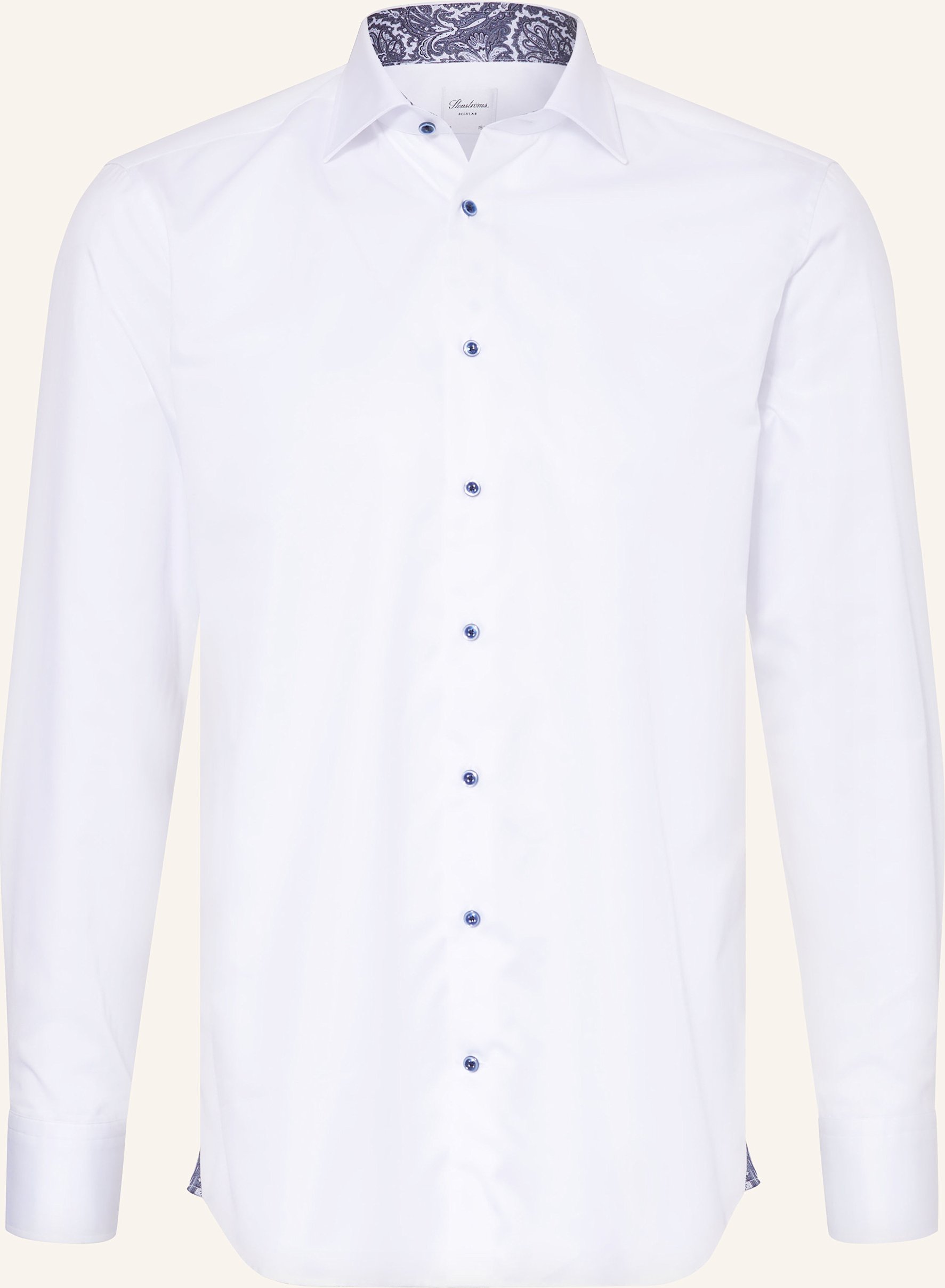 Stenströms Hemd Regular Fit weiss