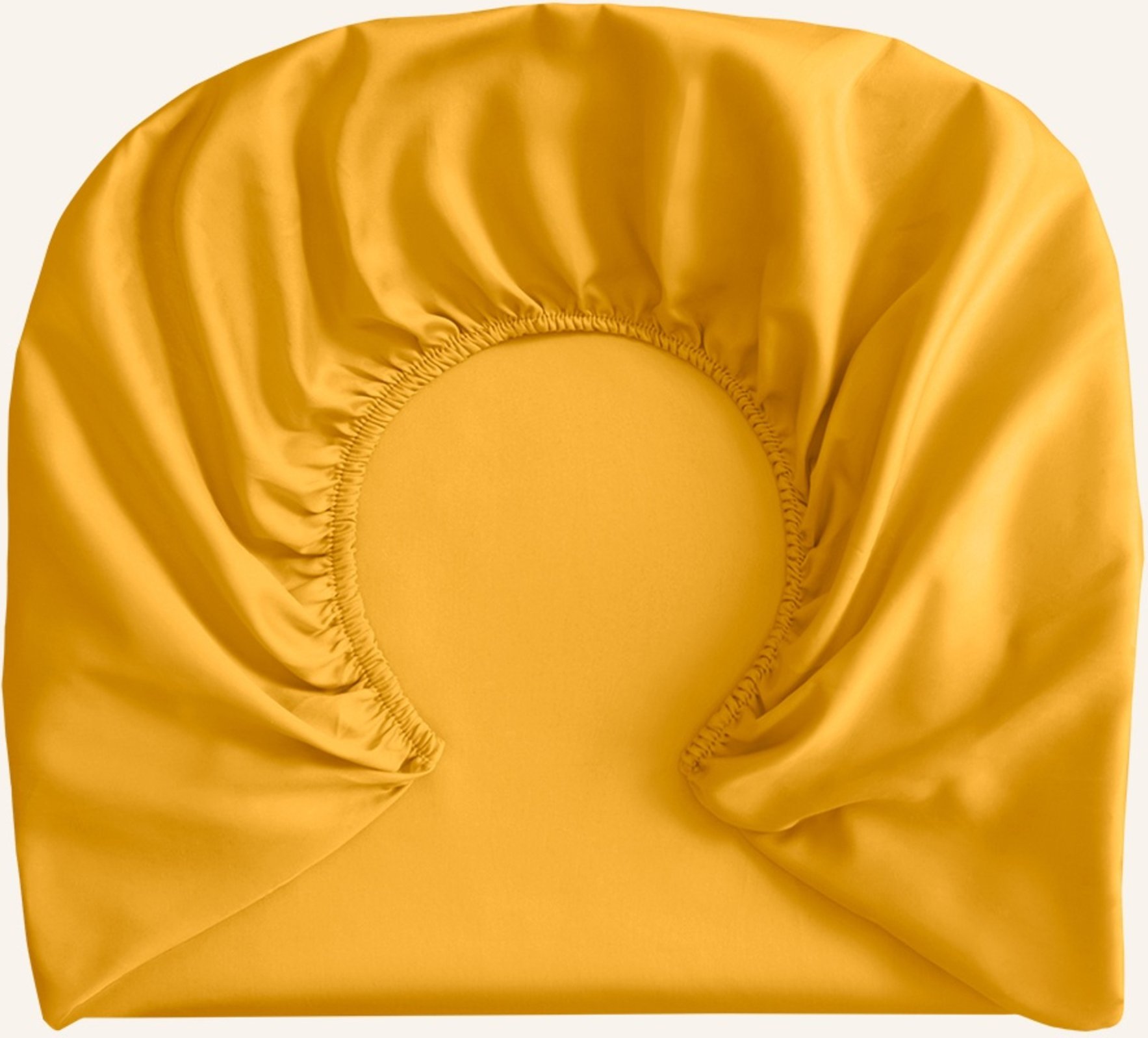 Royfort Spannbettlaken Baumwolle gelb