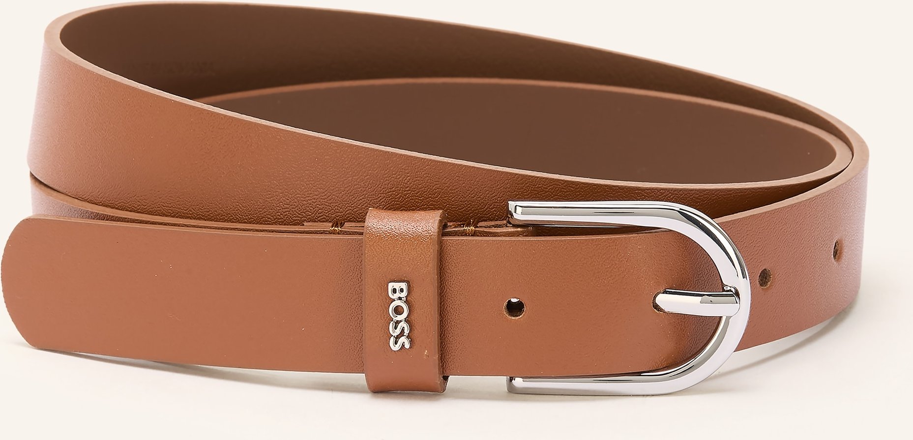 Boss Ledergürtel Scarlet braun