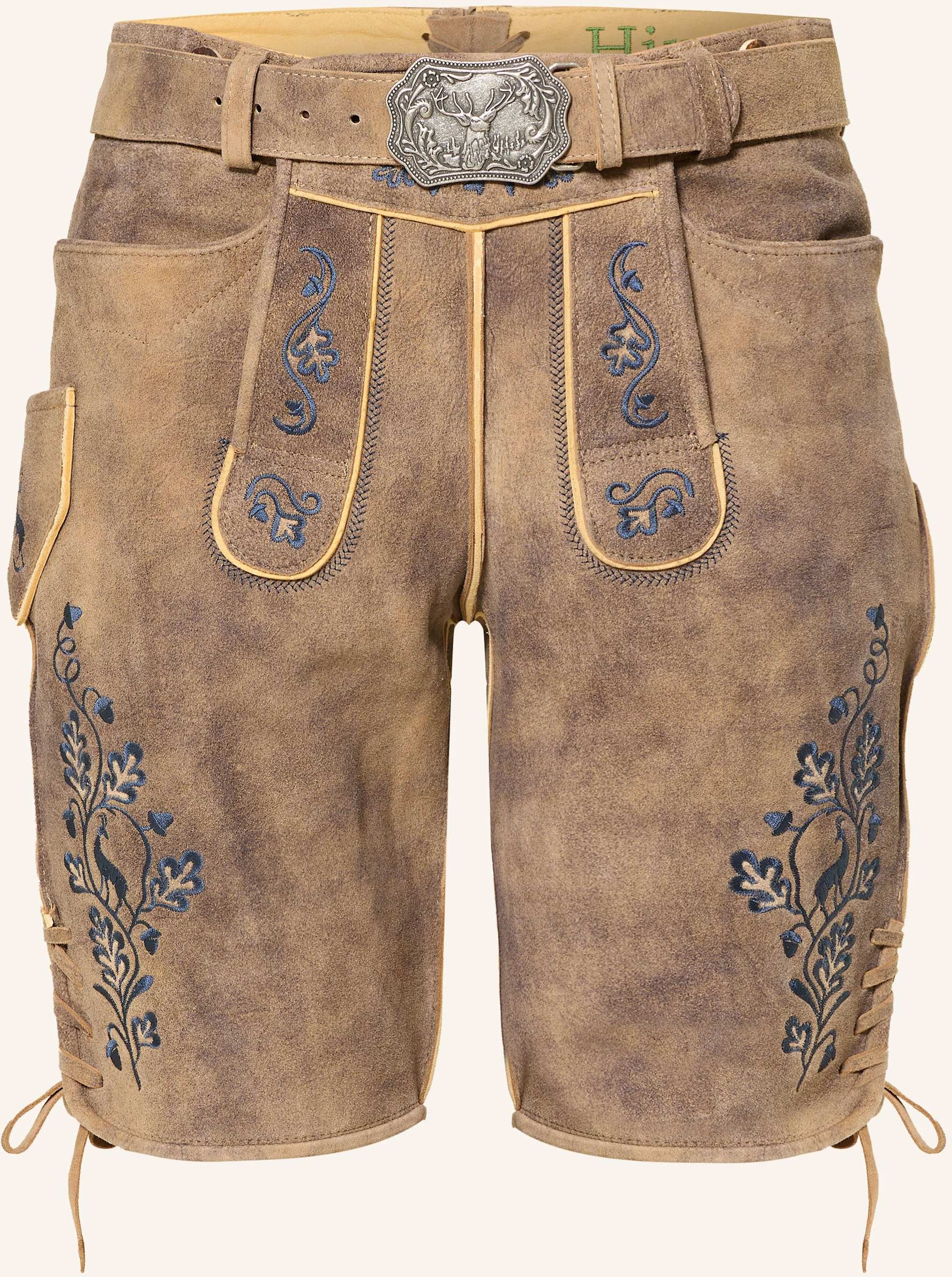 Hirscher Trachten-Lederhose Amberg beige