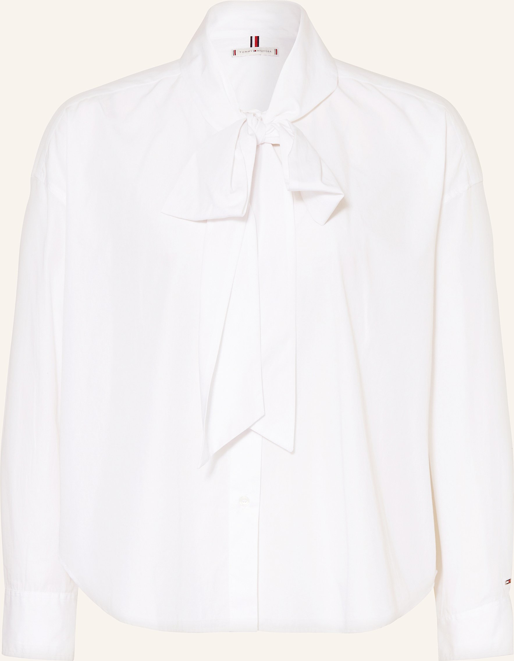 Thumbnail - Tommy Hilfiger Hemdbluse Mit Schluppe weiss