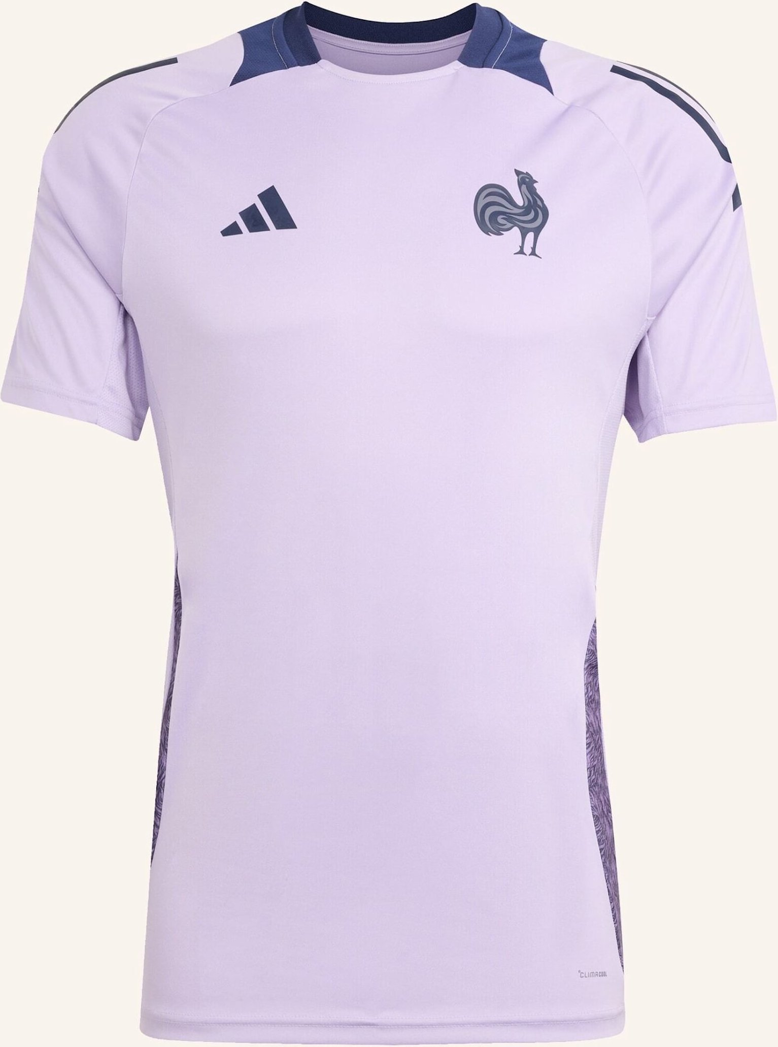 Thumbnail - Adidas Frankreich Performance T-Shirt lila