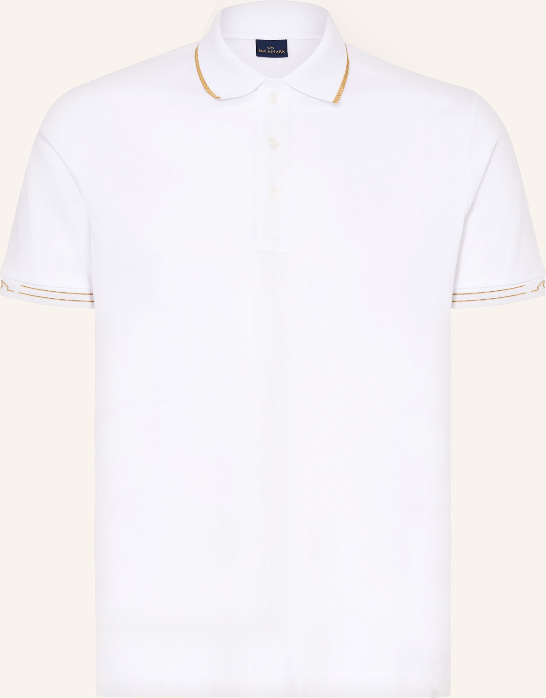 Paul & Shark Piqué-Poloshirt weiss
