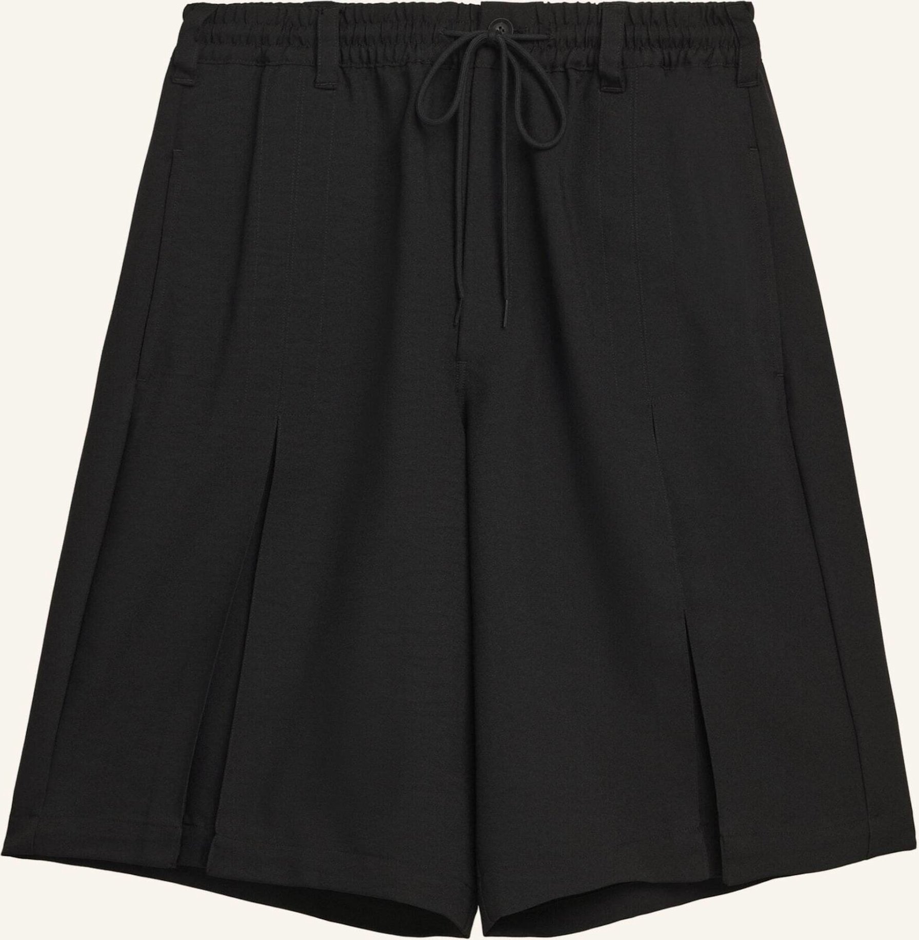 Y-3 Y-3 Sport Uniform Shorts Mit Falten schwarz