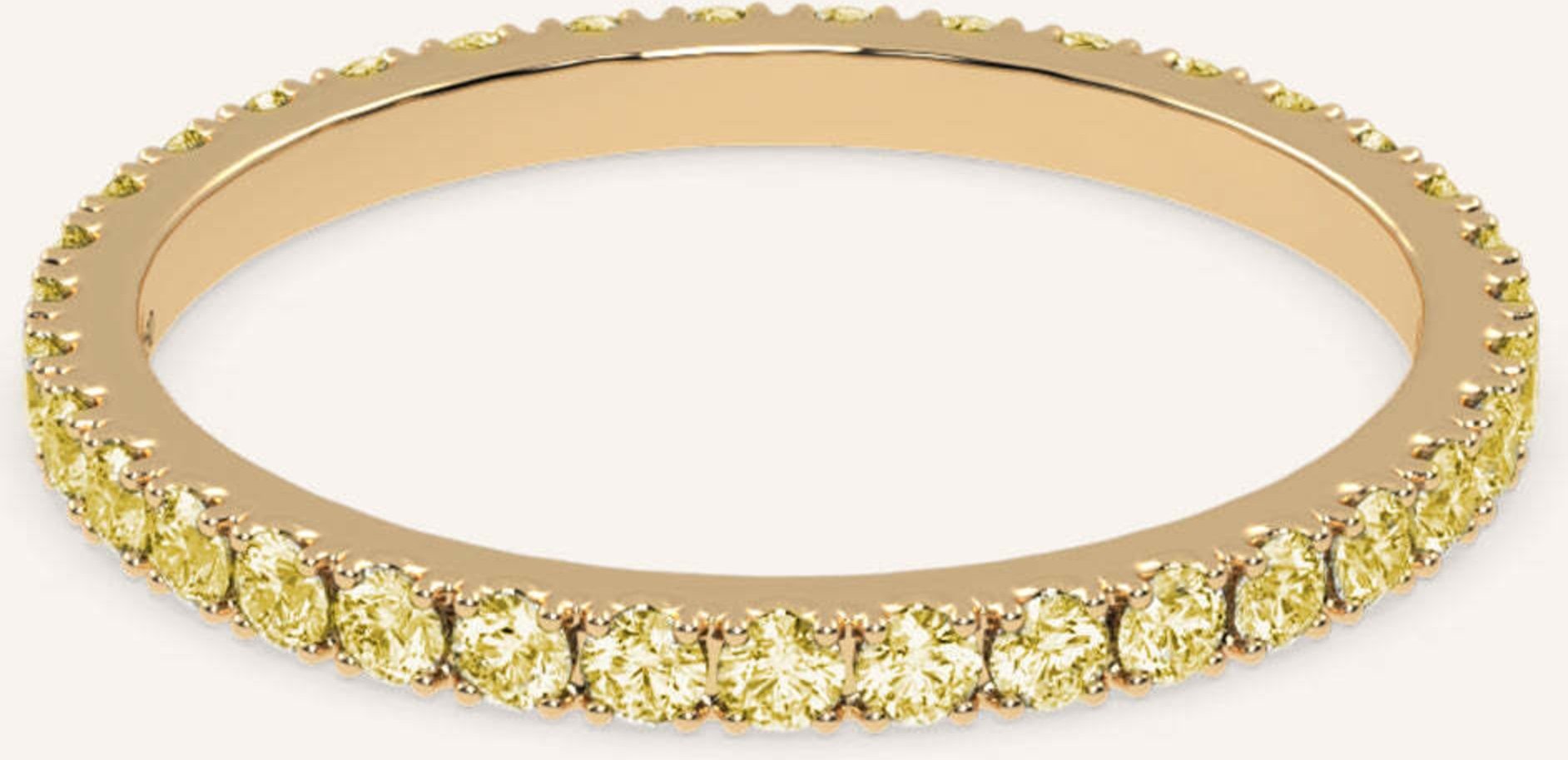 Veynou Ring Memory Aus 18 Karat Gelbgold Und 0,70ct. Gelben Diamanten gold