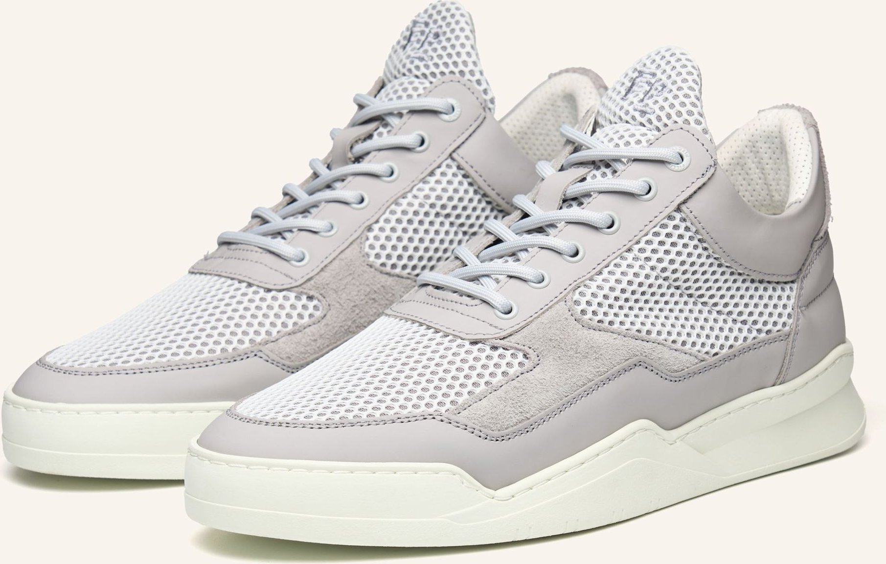 Filling Pieces Sneaker Low Top Ghost Mesh grau
