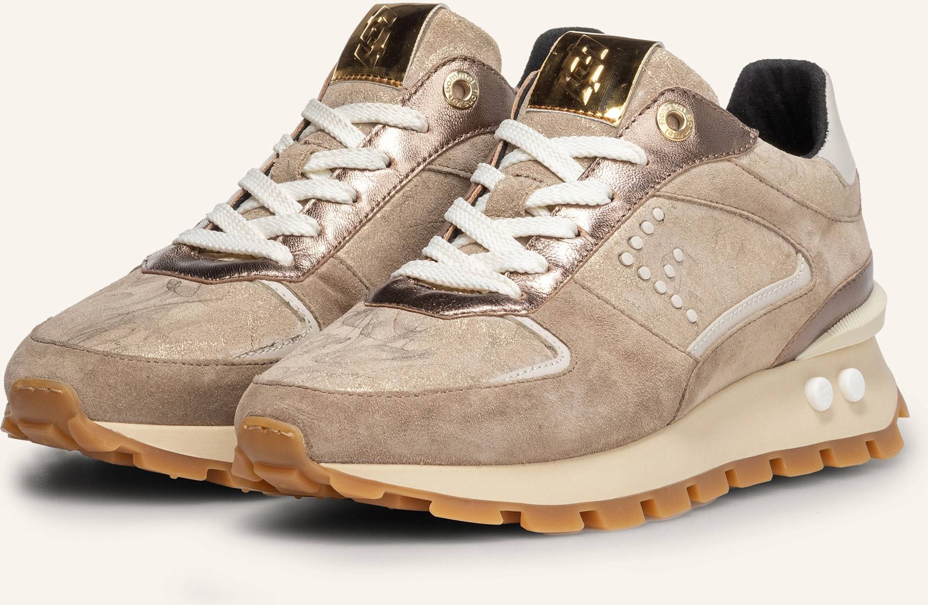 Floris Van Bommel Sneaker Blokki 05 beige