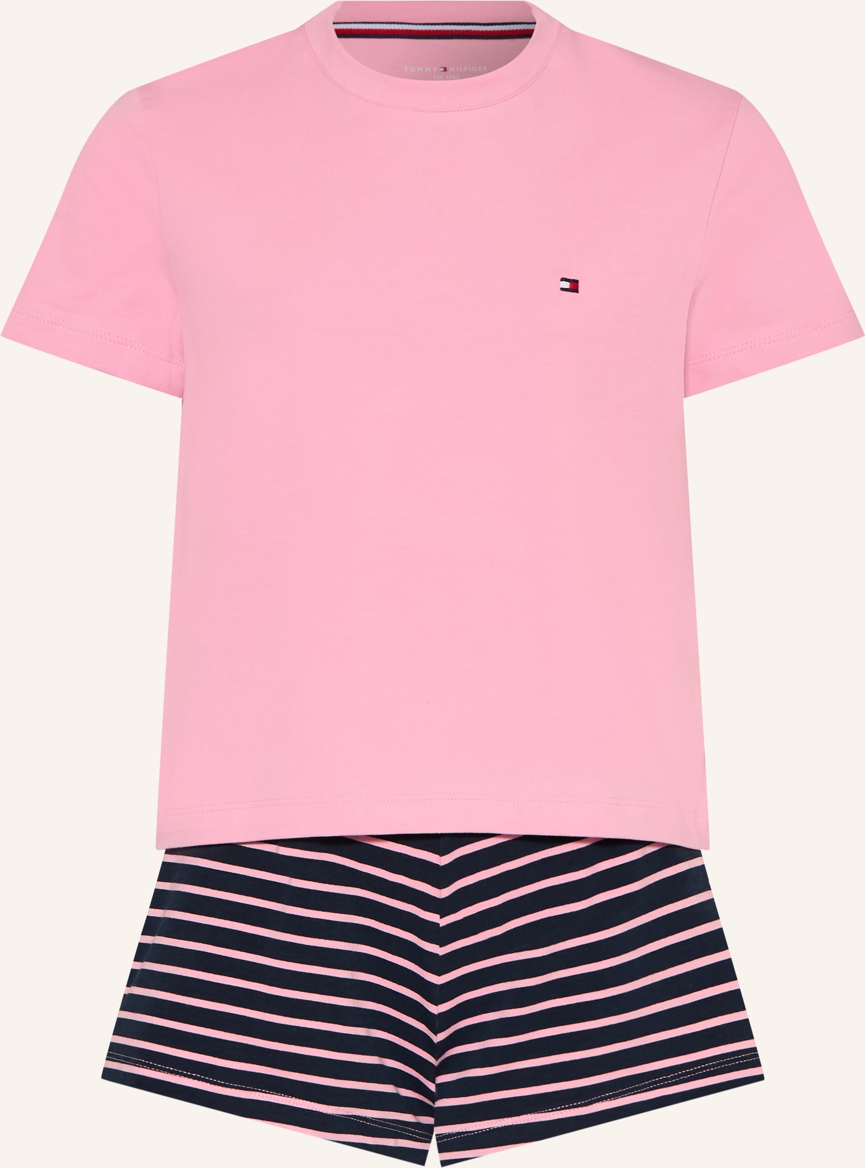 Tommy Hilfiger Shorty-Schlafanzug rosa