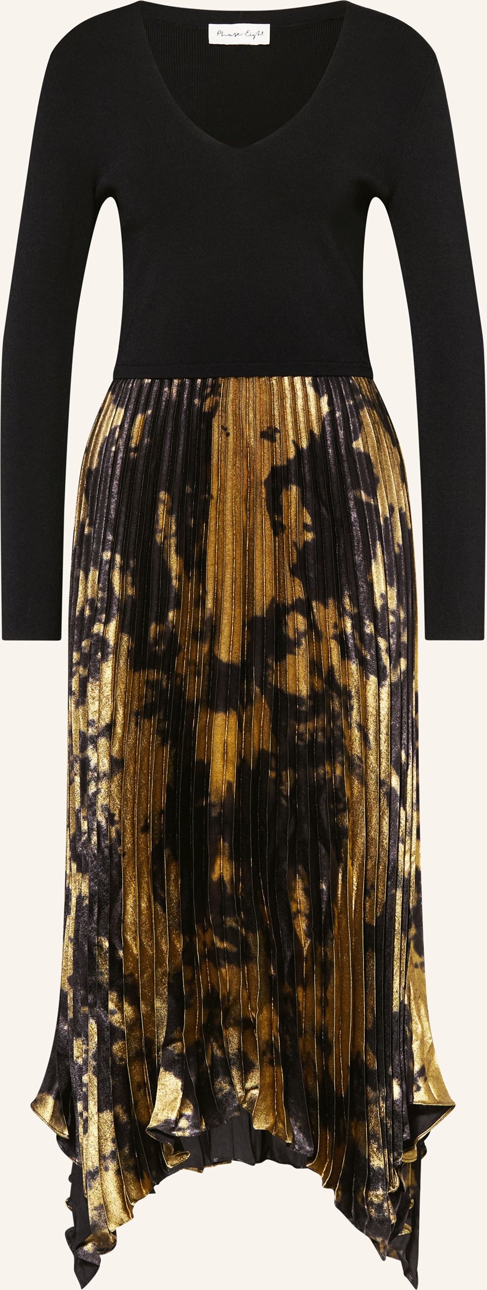 Phase Eight Kleid Jenifer Mit Plissees schwarz