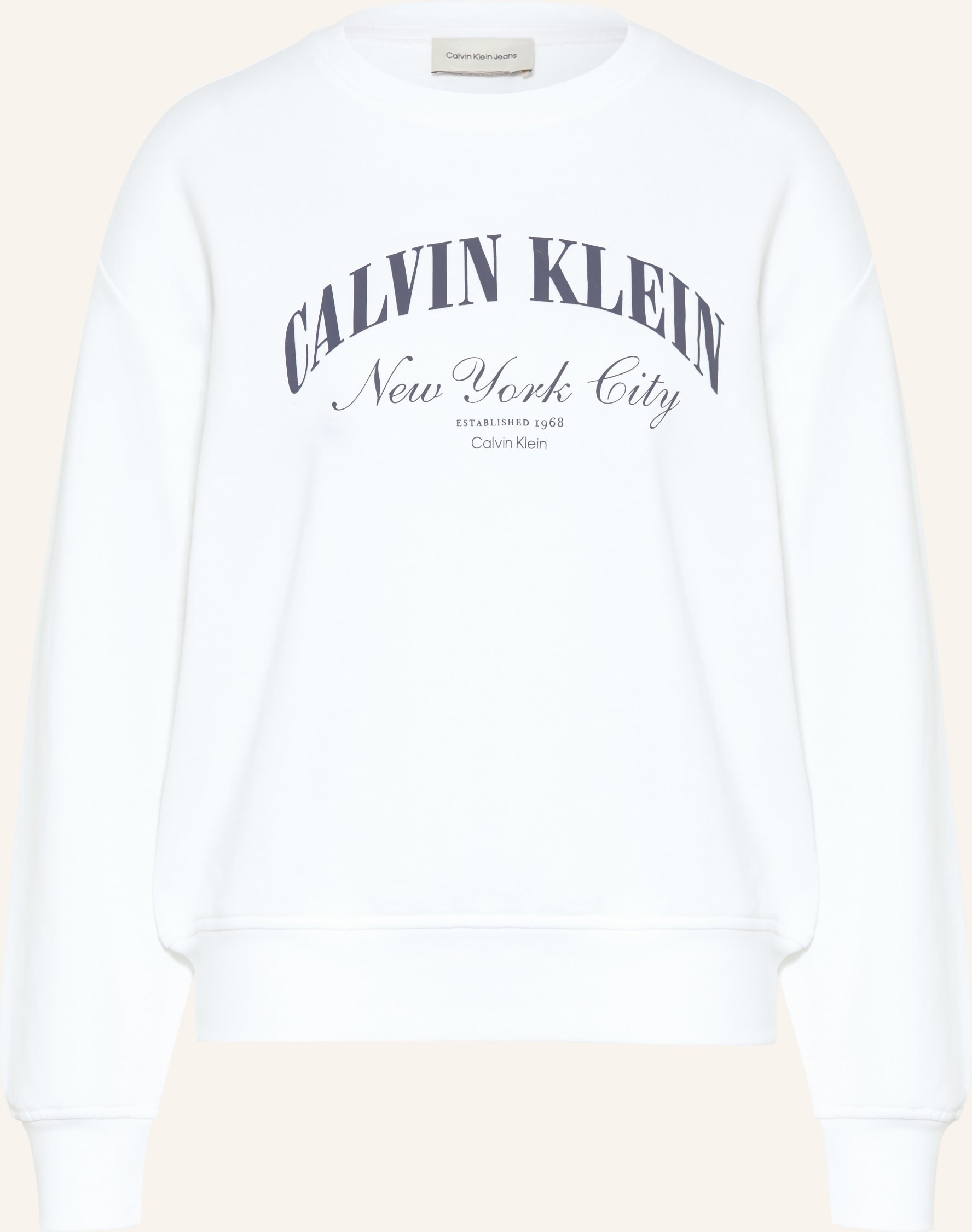 Calvin Klein Jeans Sweatshirt weiss