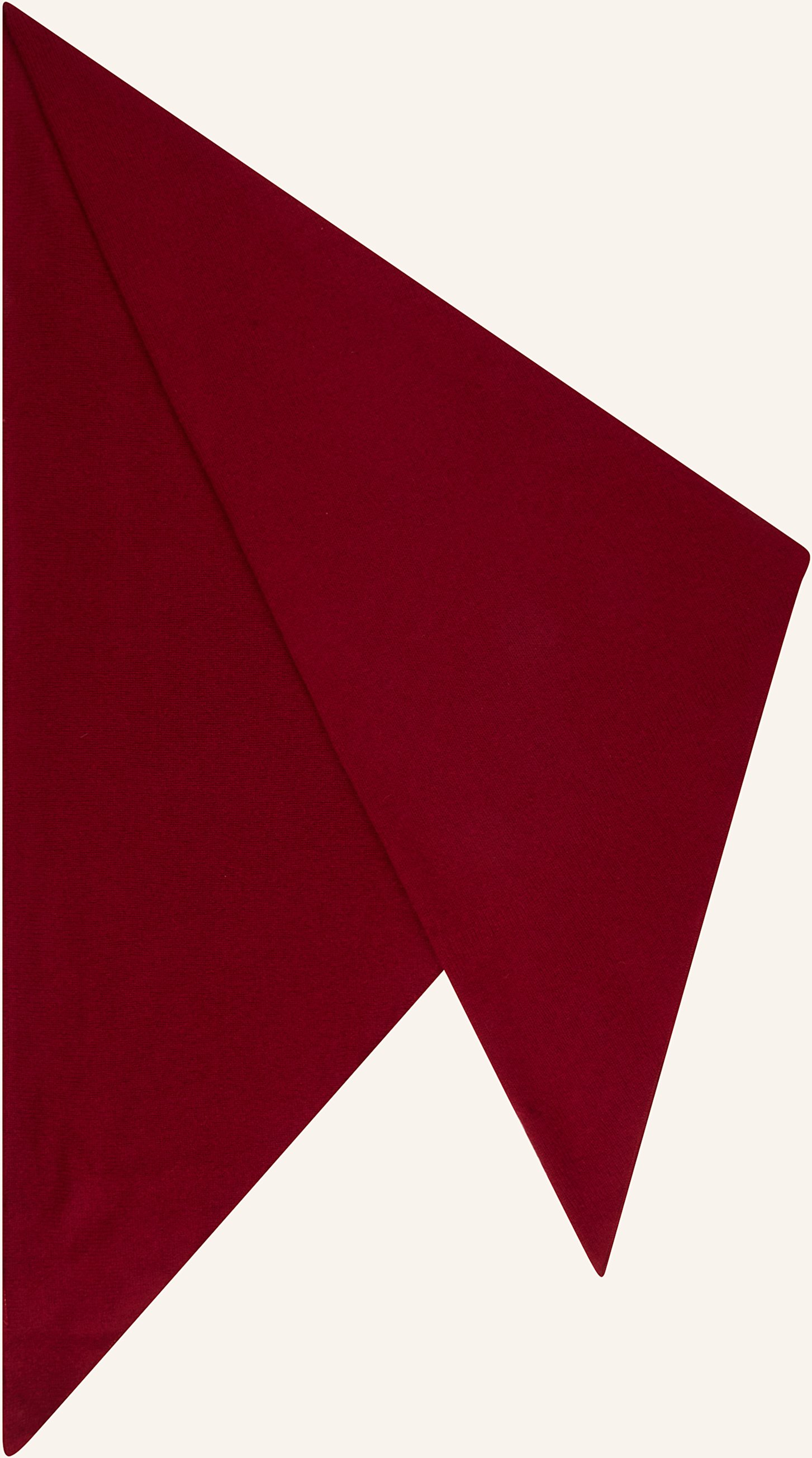 S.Marlon Dreieckstuch Aus Cashmere rot