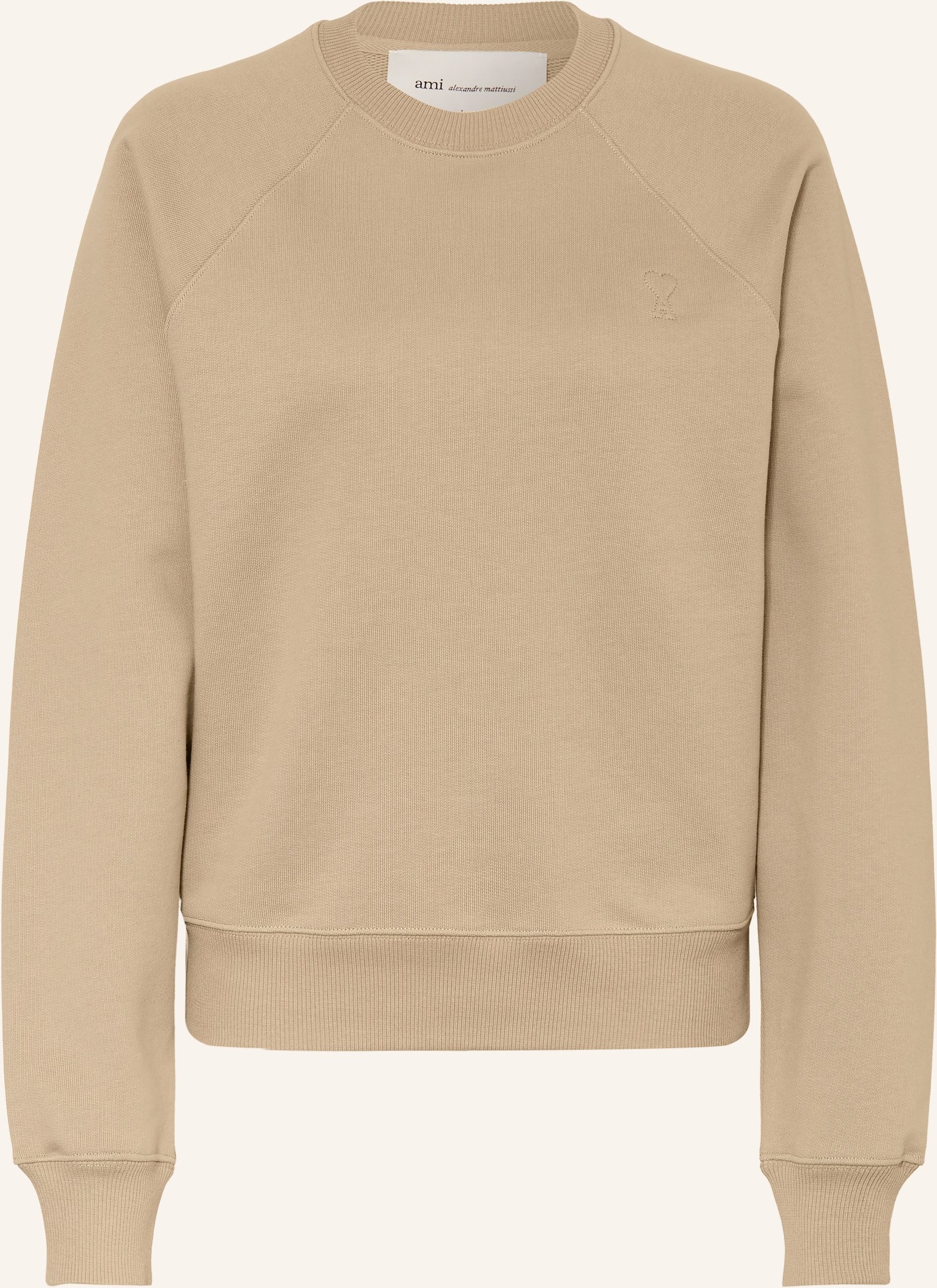 Ami Paris Sweatshirt beige