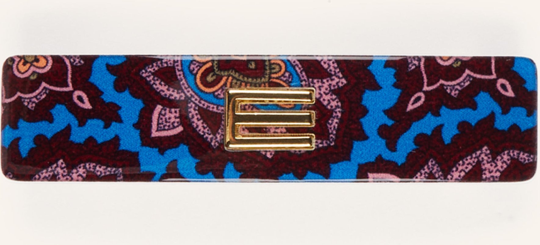 Etro Haarklammer blau