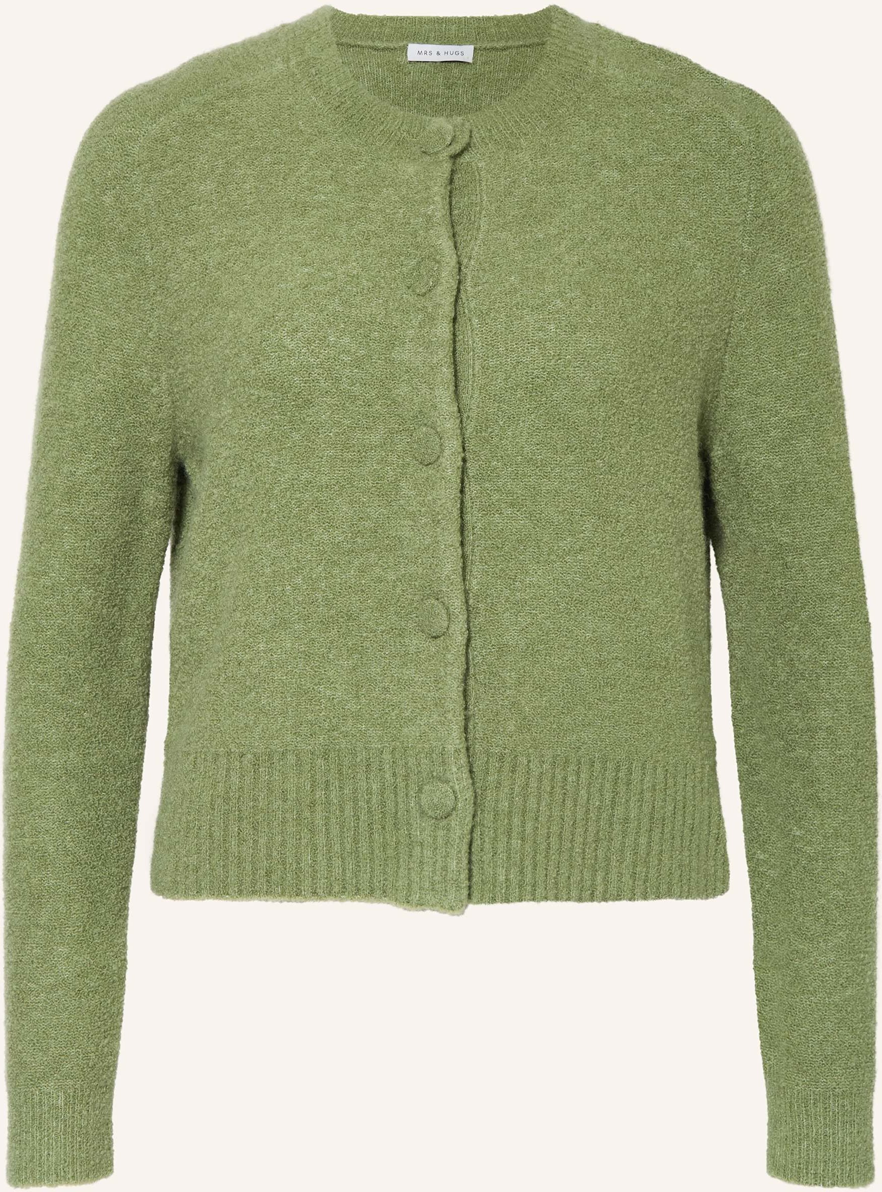 Mrs & Hugs Strickjacke gruen