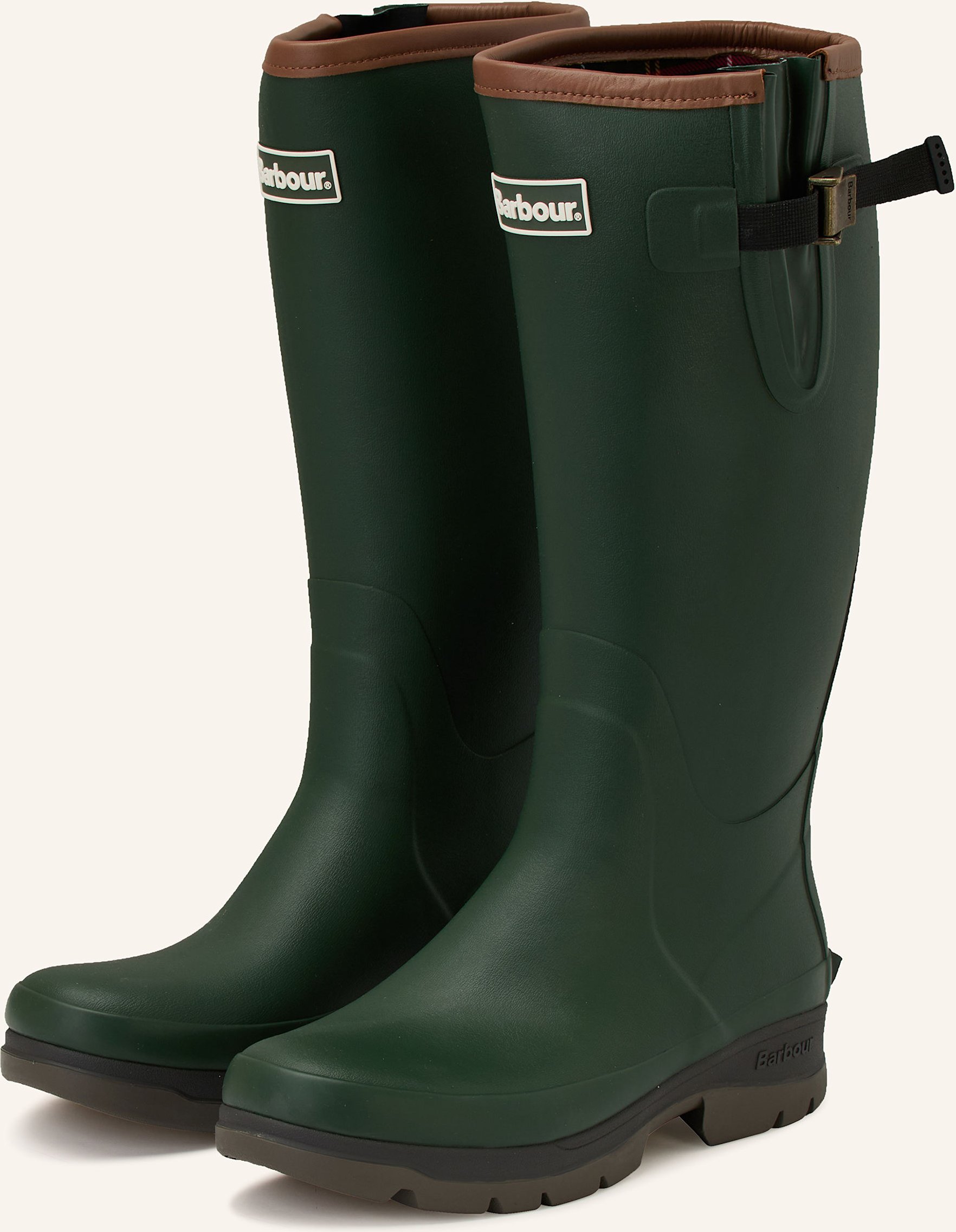 Barbour Gummistiefel gruen