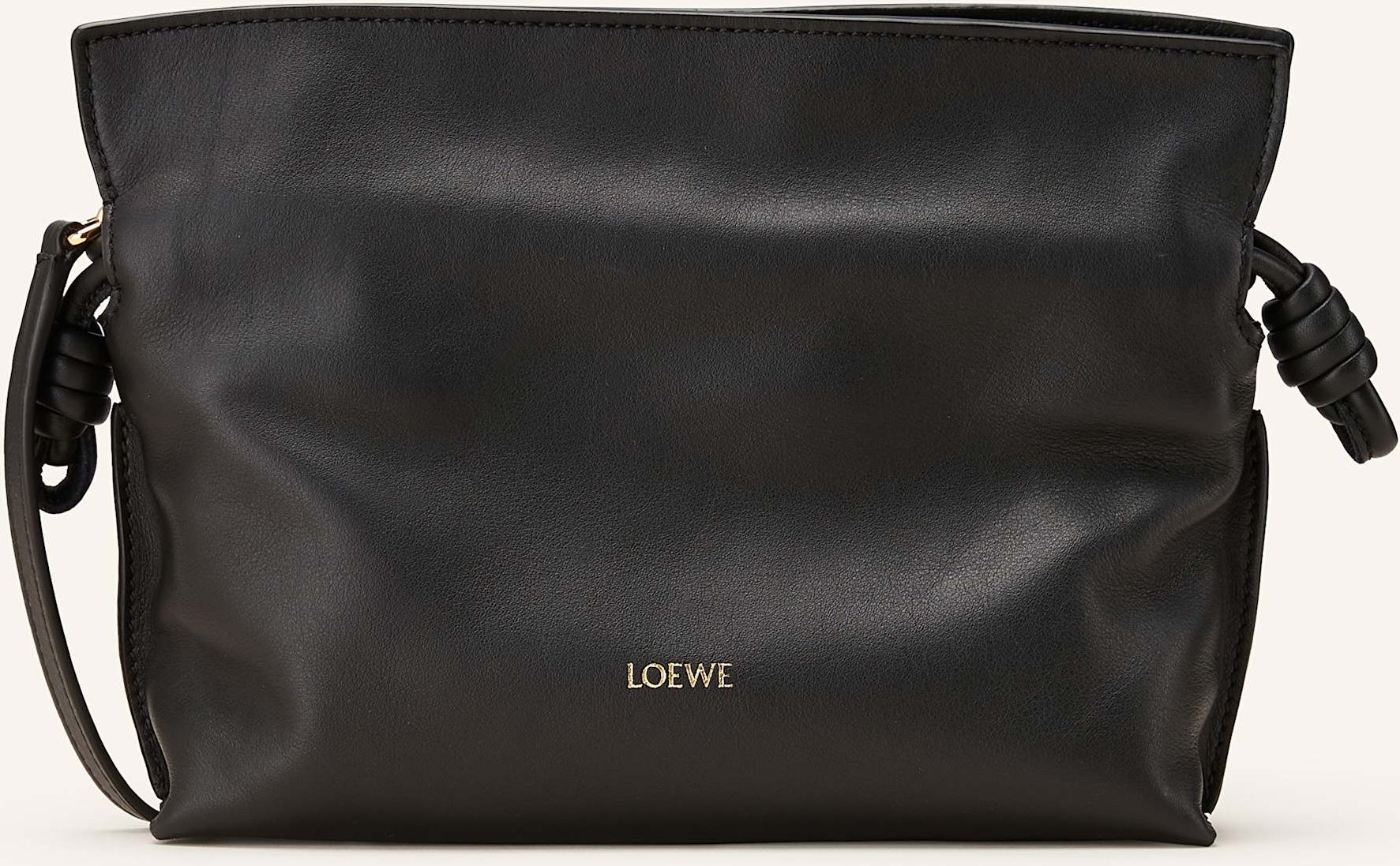 Loewe Clutch Flamenco Mini schwarz