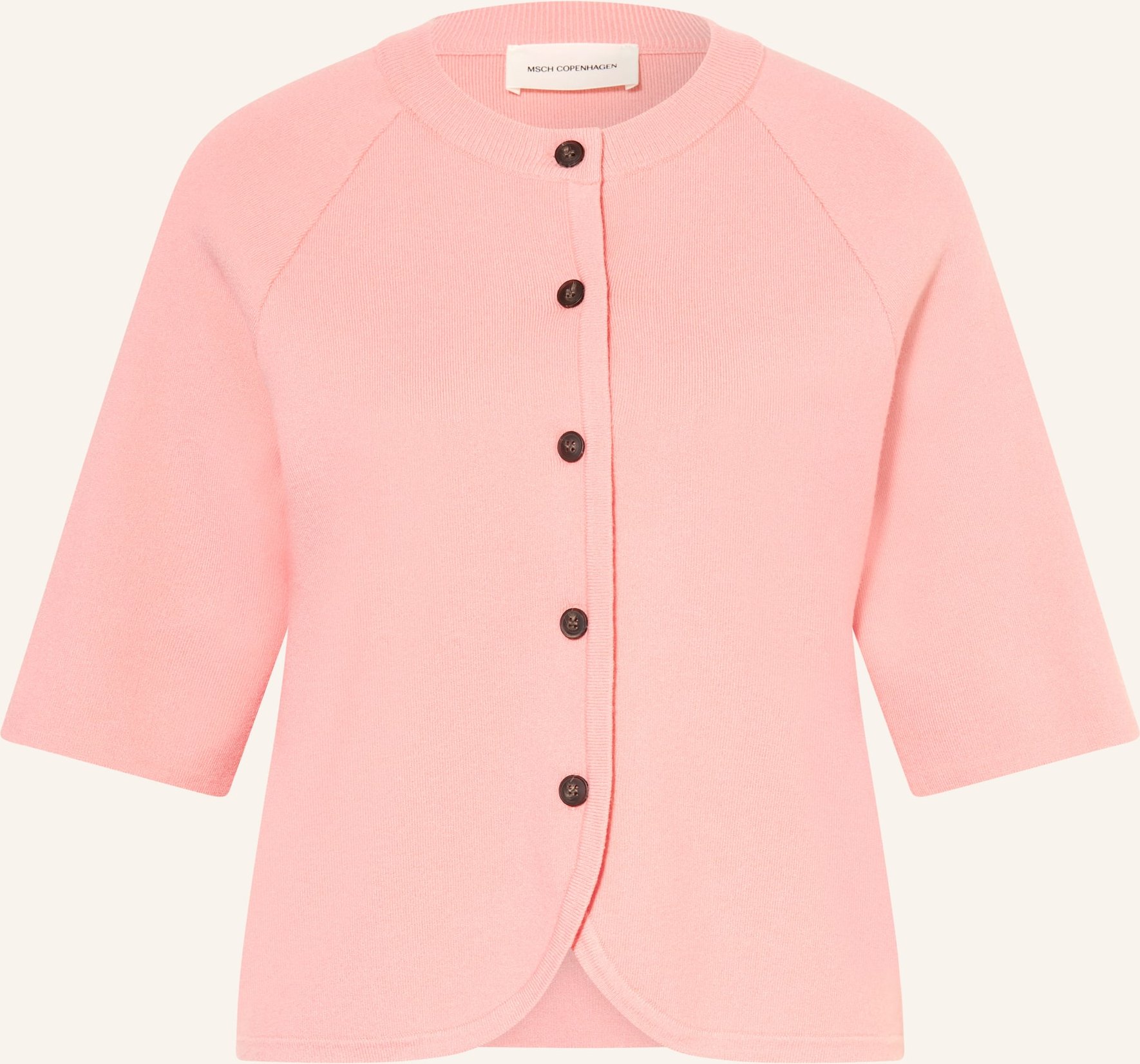 Msch Copenhagen Strickjacke Mschaubree East Mit 3/4-Arm rosa