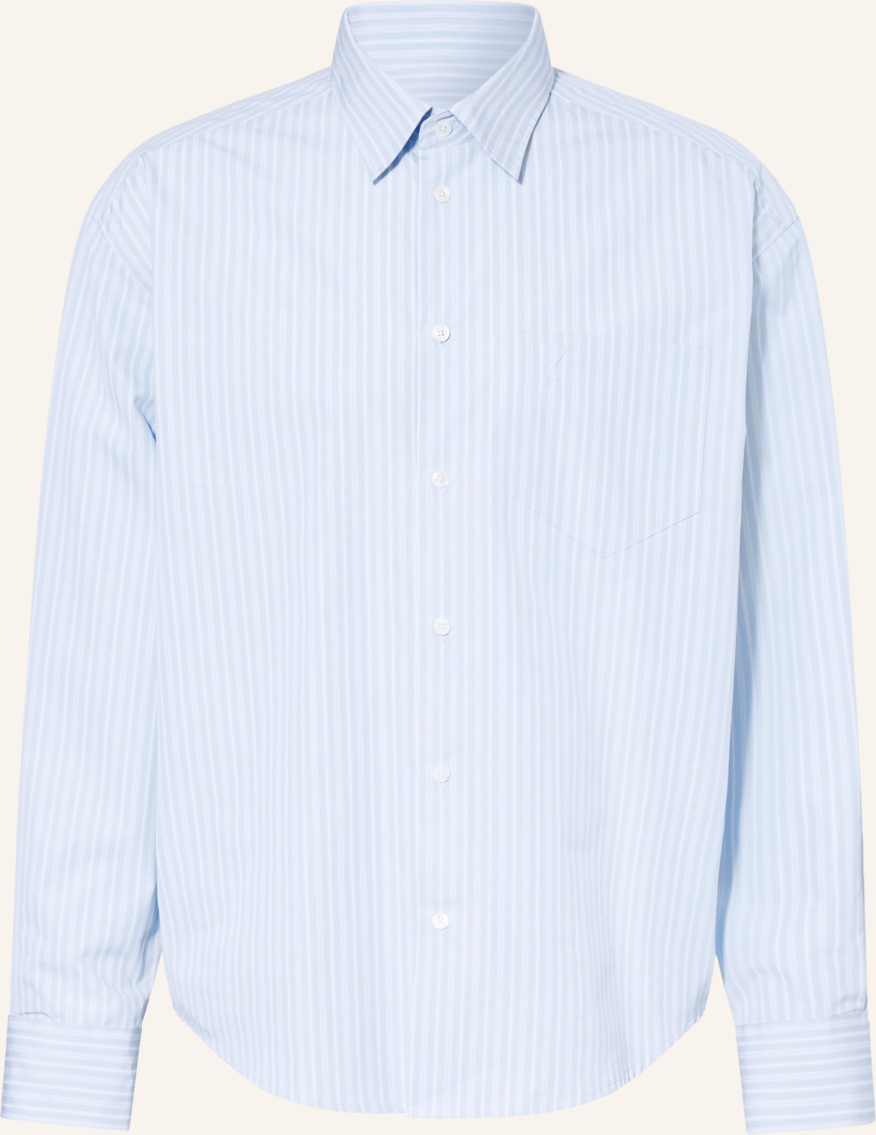 Ami Paris Hemd Boxy Fit blau