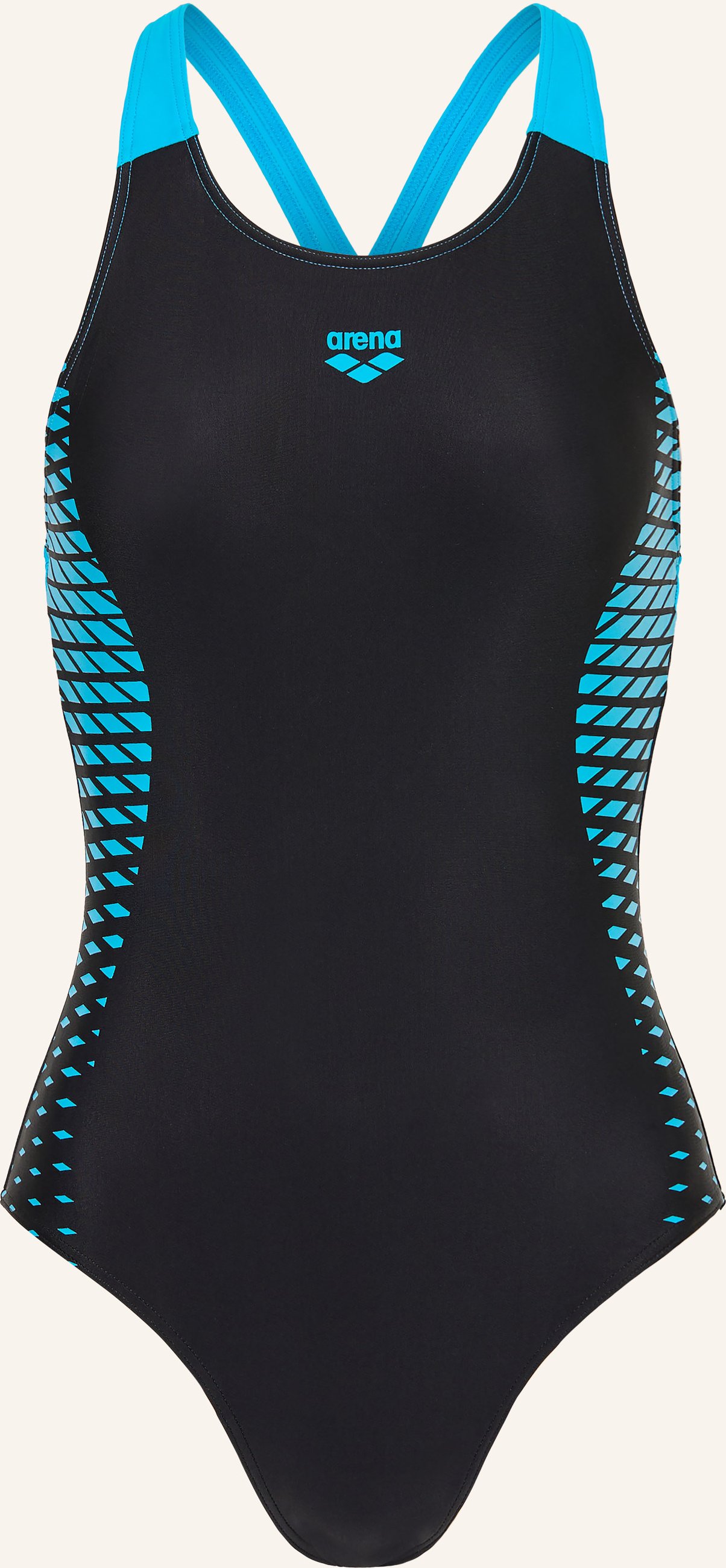 Thumbnail - Arena Badeanzug Openings Mit Uv-Schutz 50+ schwarz