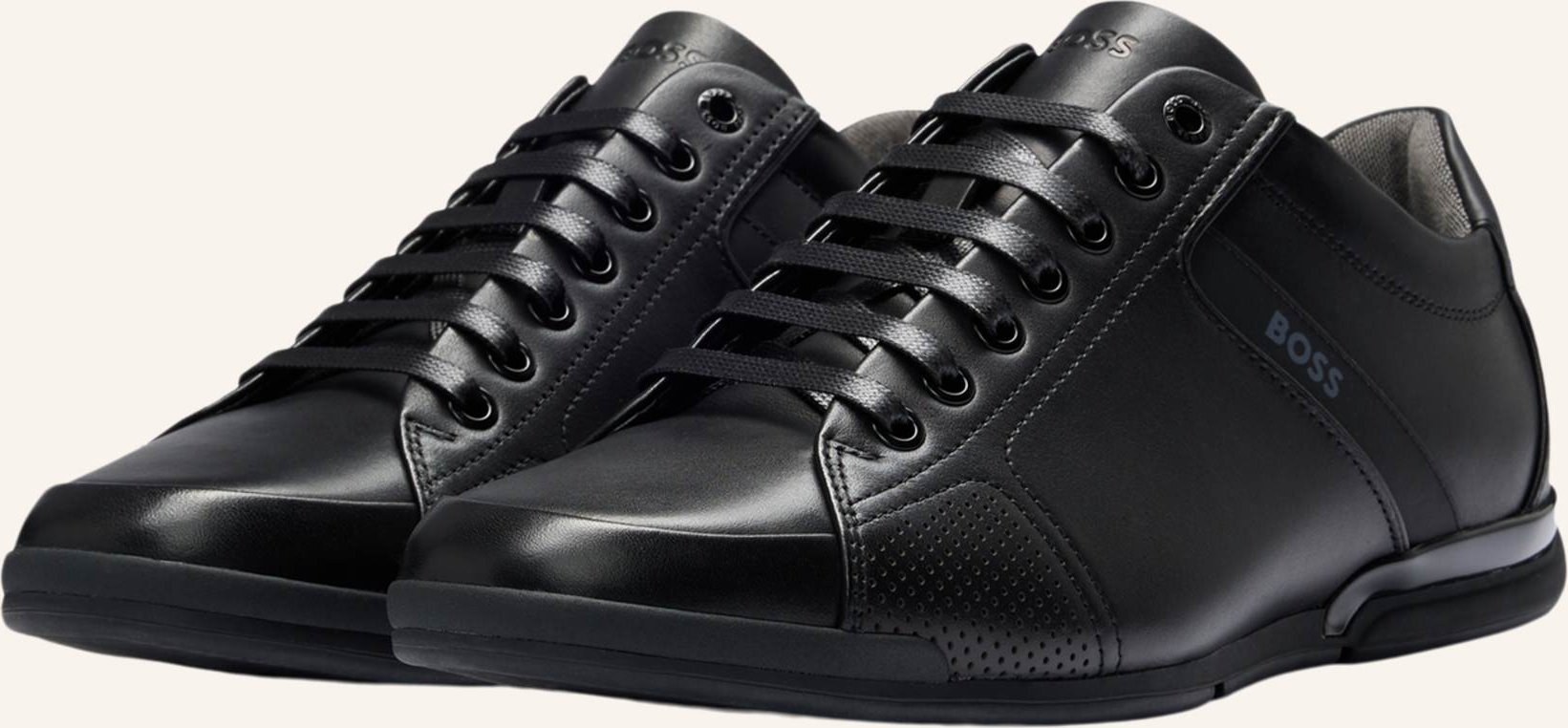 Boss Sneaker Saturn_Lowp_Lux4 A_N schwarz