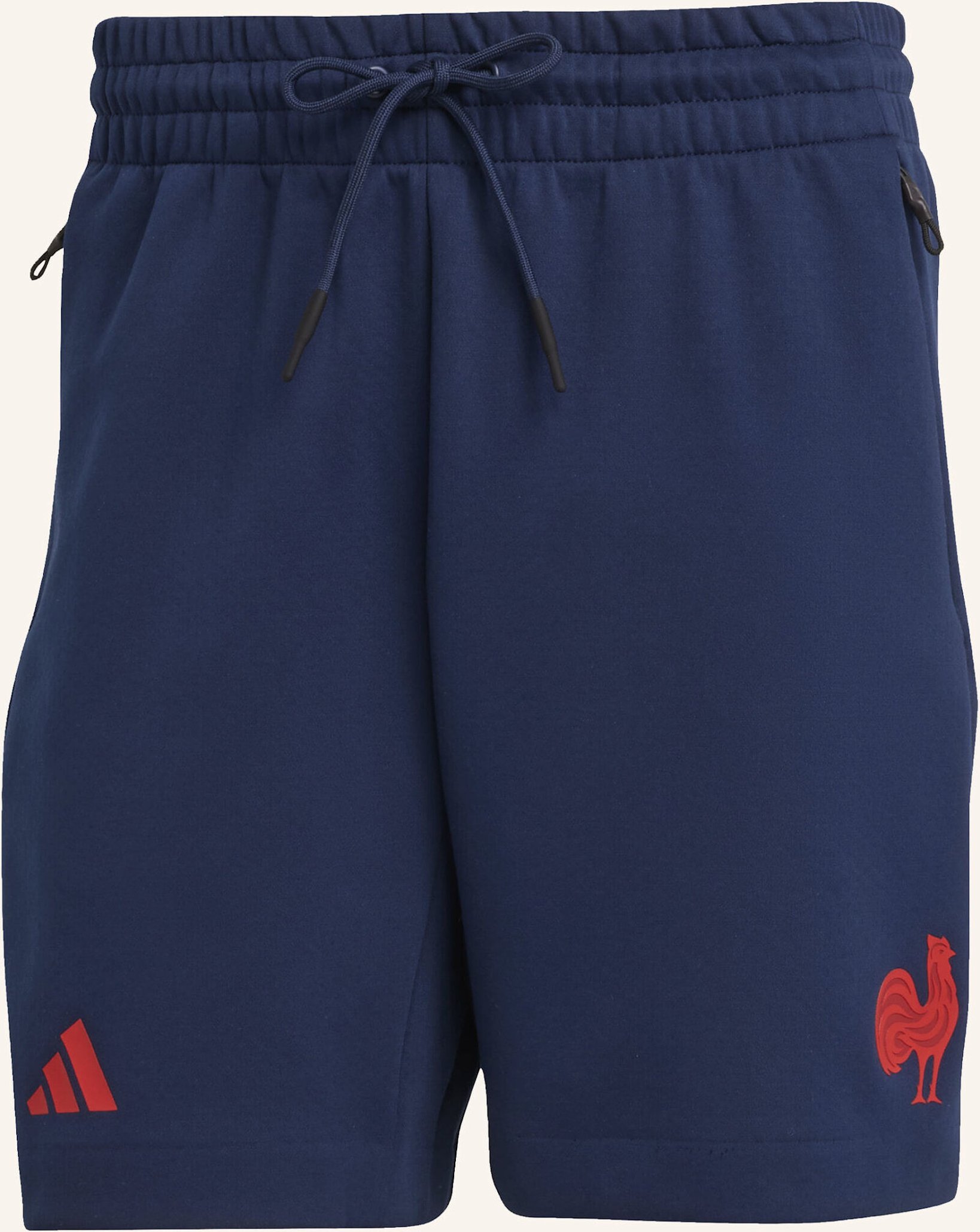 Adidas Frankreich Travel Shorts blau