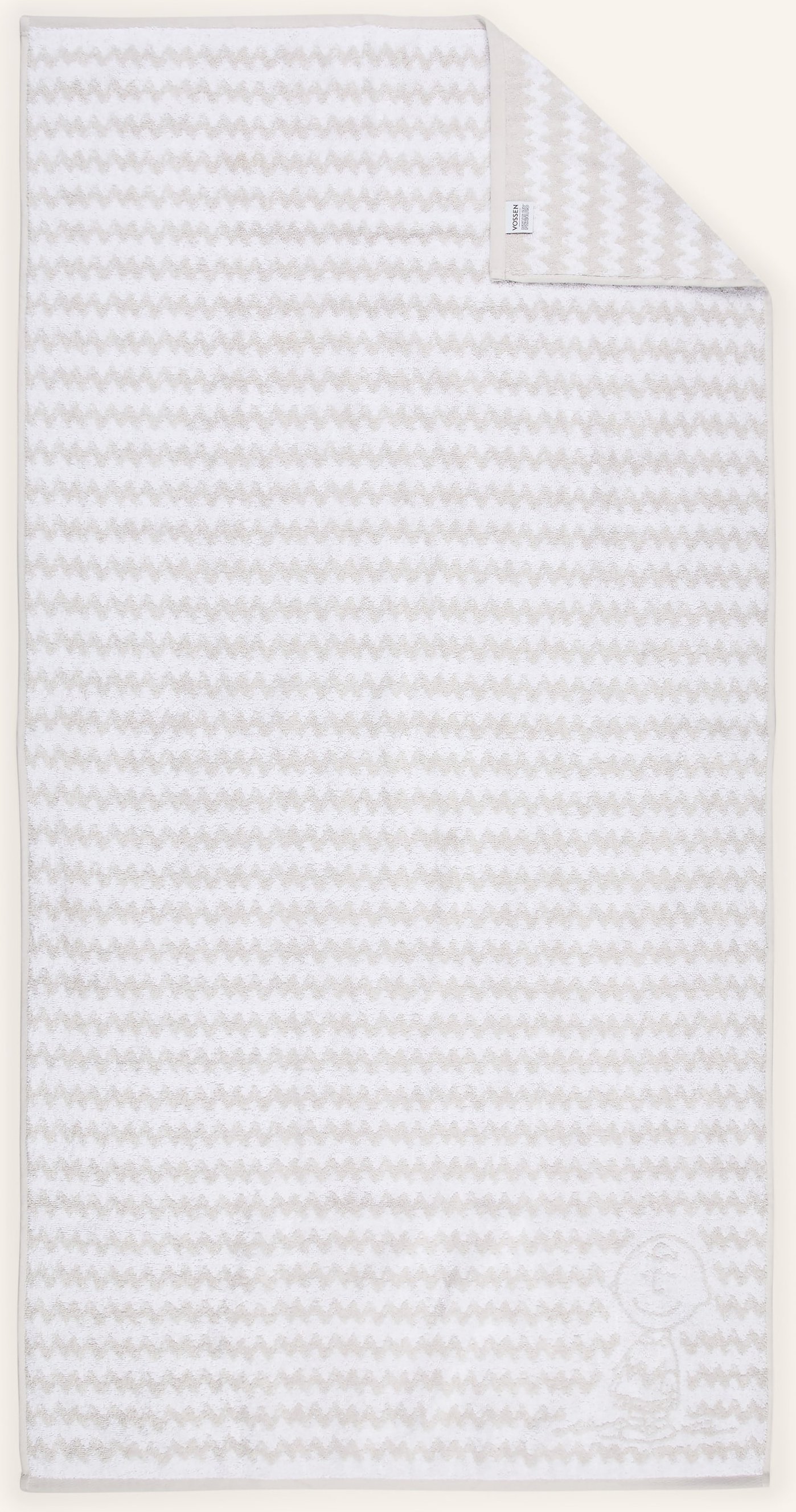 Vossen Duschtuch Charlie Brown grau