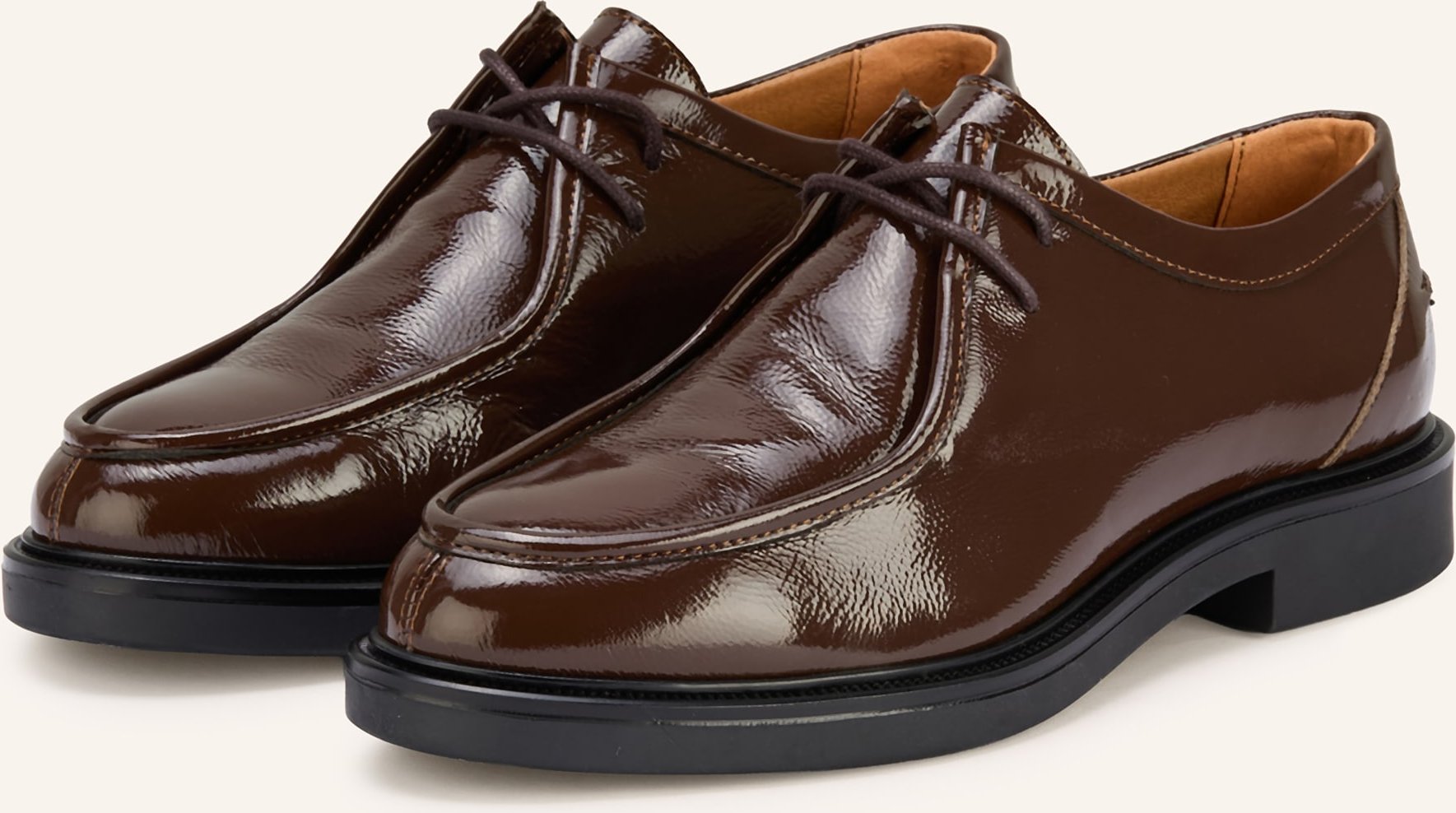 Bianco Lackschnürer Biaadda braun