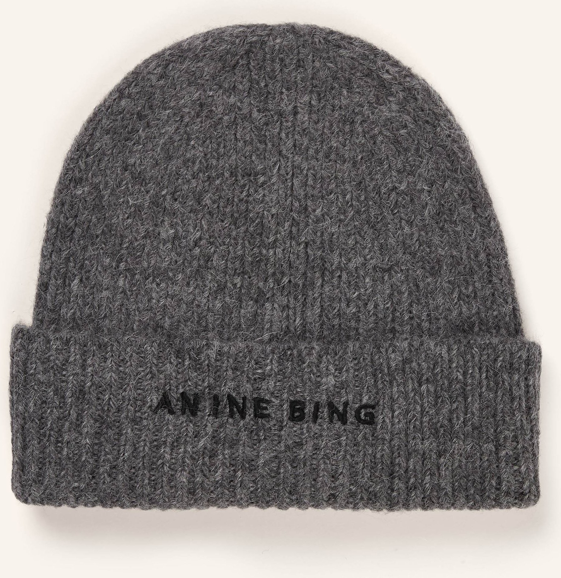Thumbnail - Anine Bing Mütze Elia grau