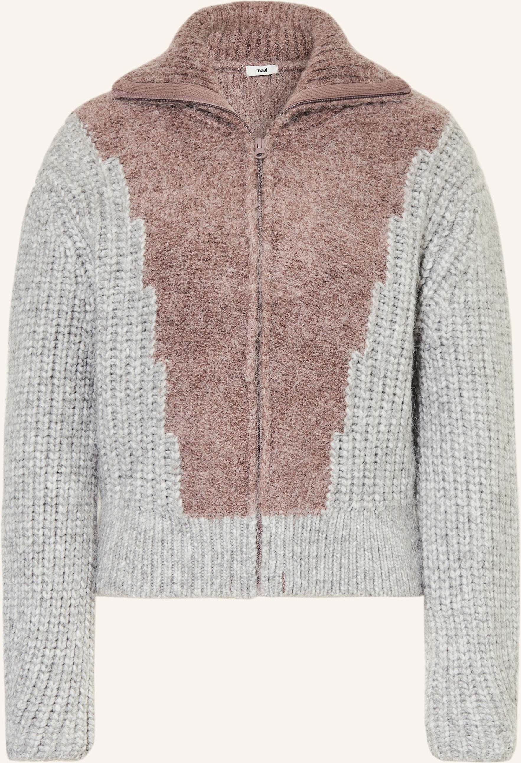 Mavi Strickjacke grau