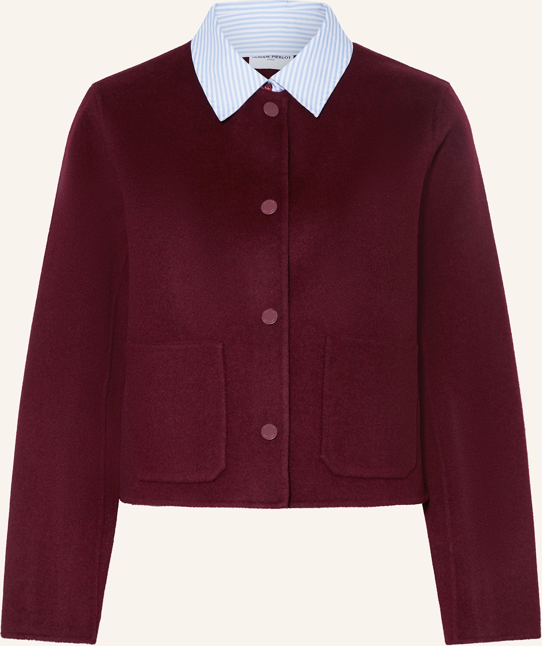 Claudie Pierlot Kastenjacke rot