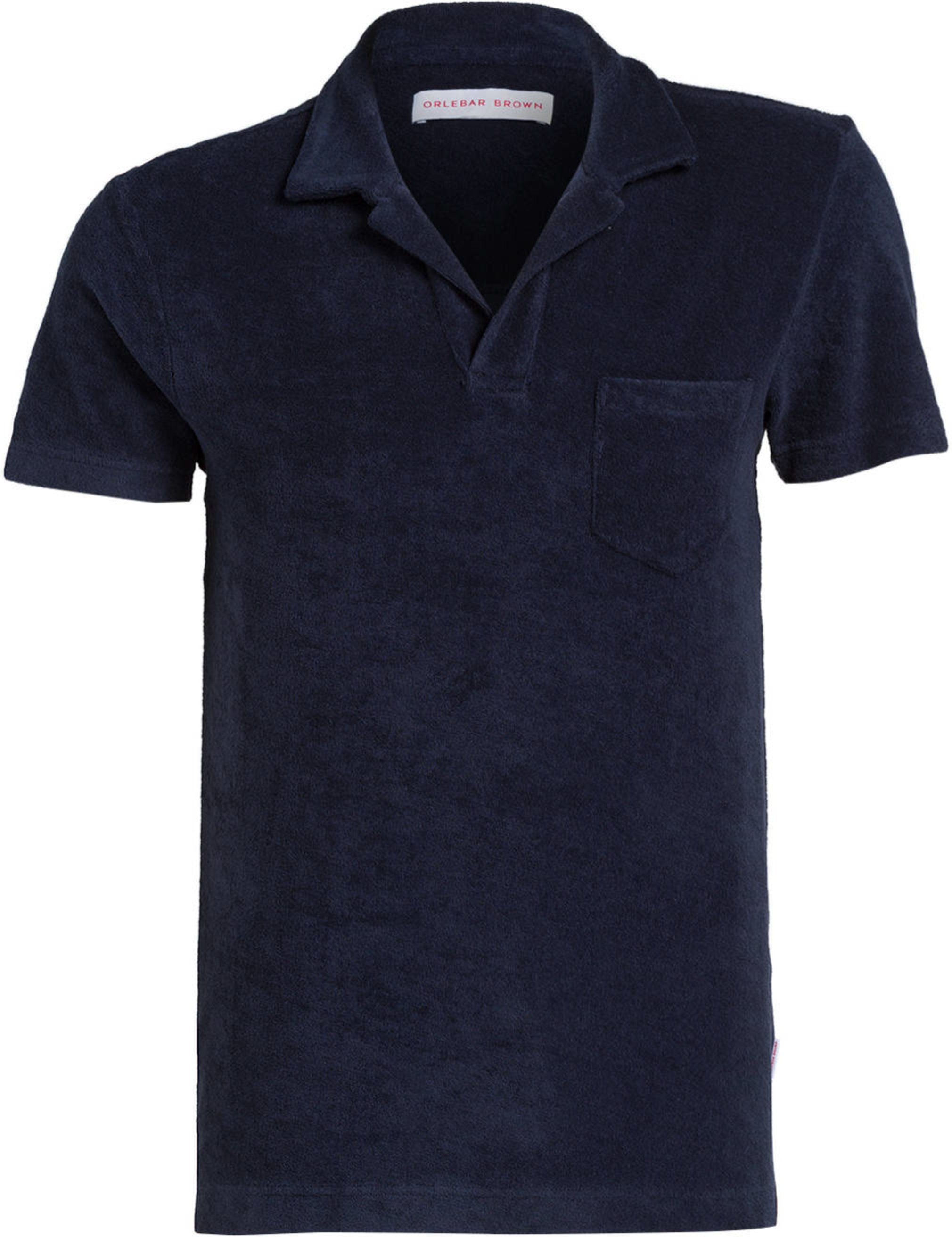 Orlebar Brown Frottee-Poloshirt Terry blau