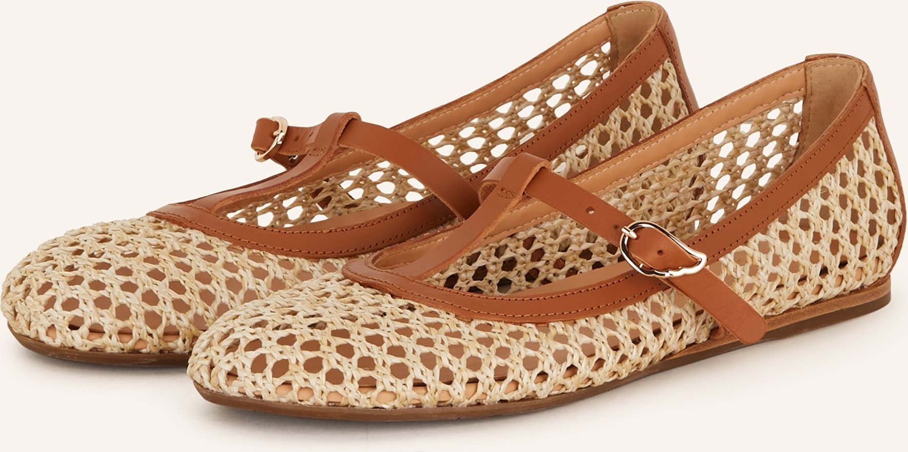 Ancient Greek Sandals Ballerinas Aerati beige