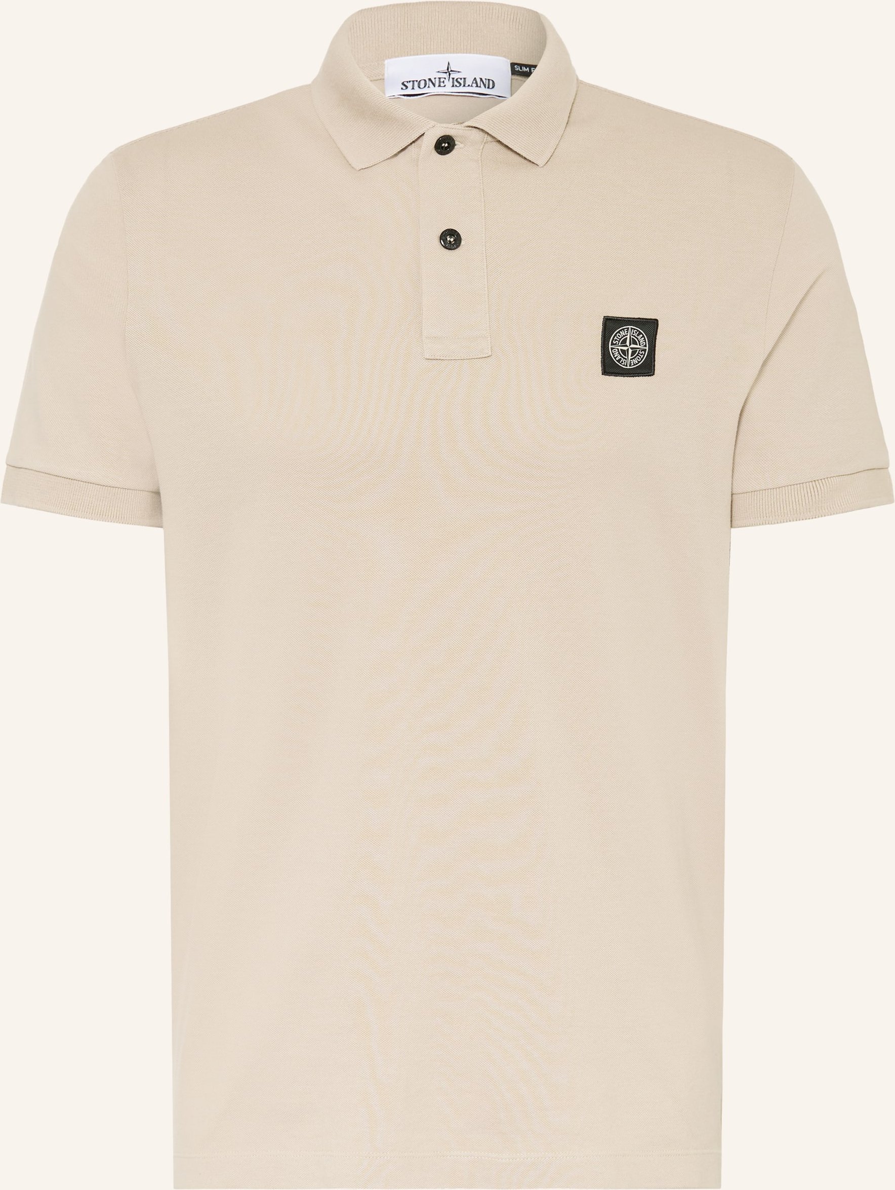 Stone Island Piqué-Poloshirt beige