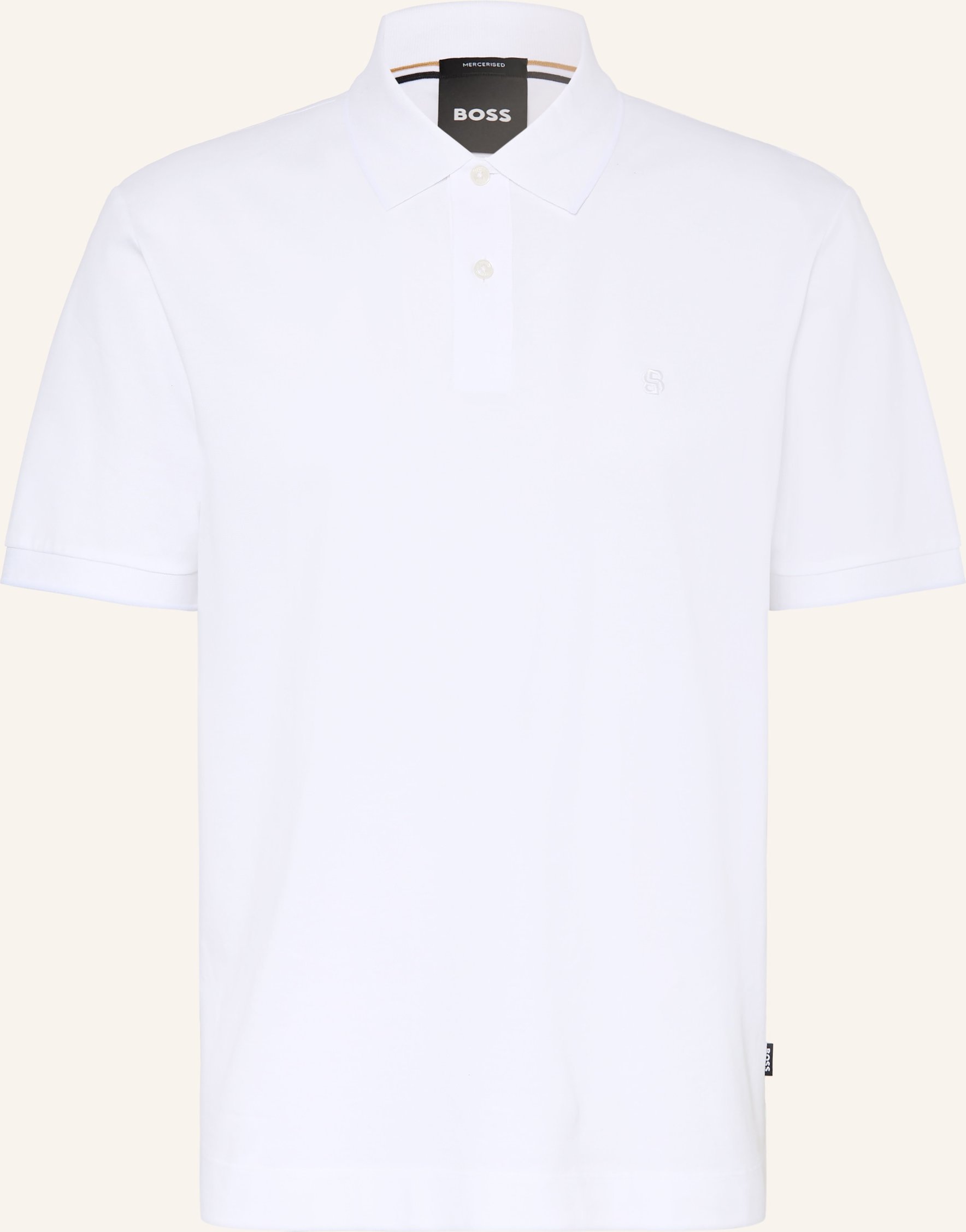 Boss Piqué-Poloshirt Parris weiss
