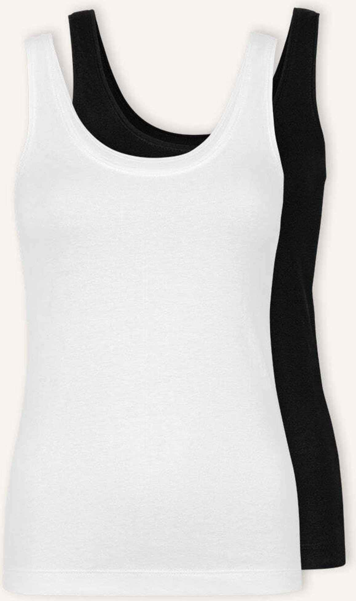 Snocks Tank Tops (2 Stück) schwarz