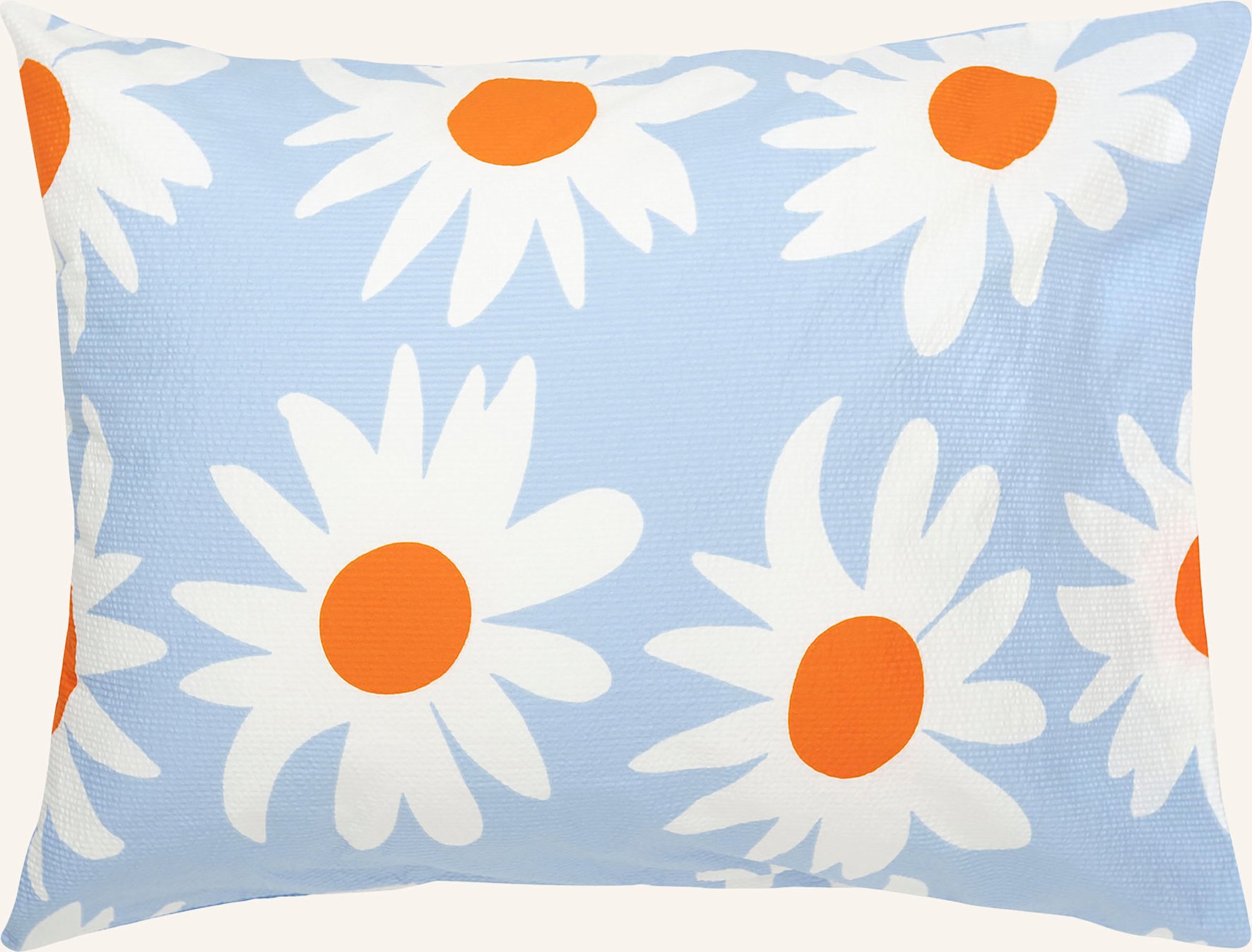 Marimekko Kissenbezug Rakastaa Ei Rakasta blau