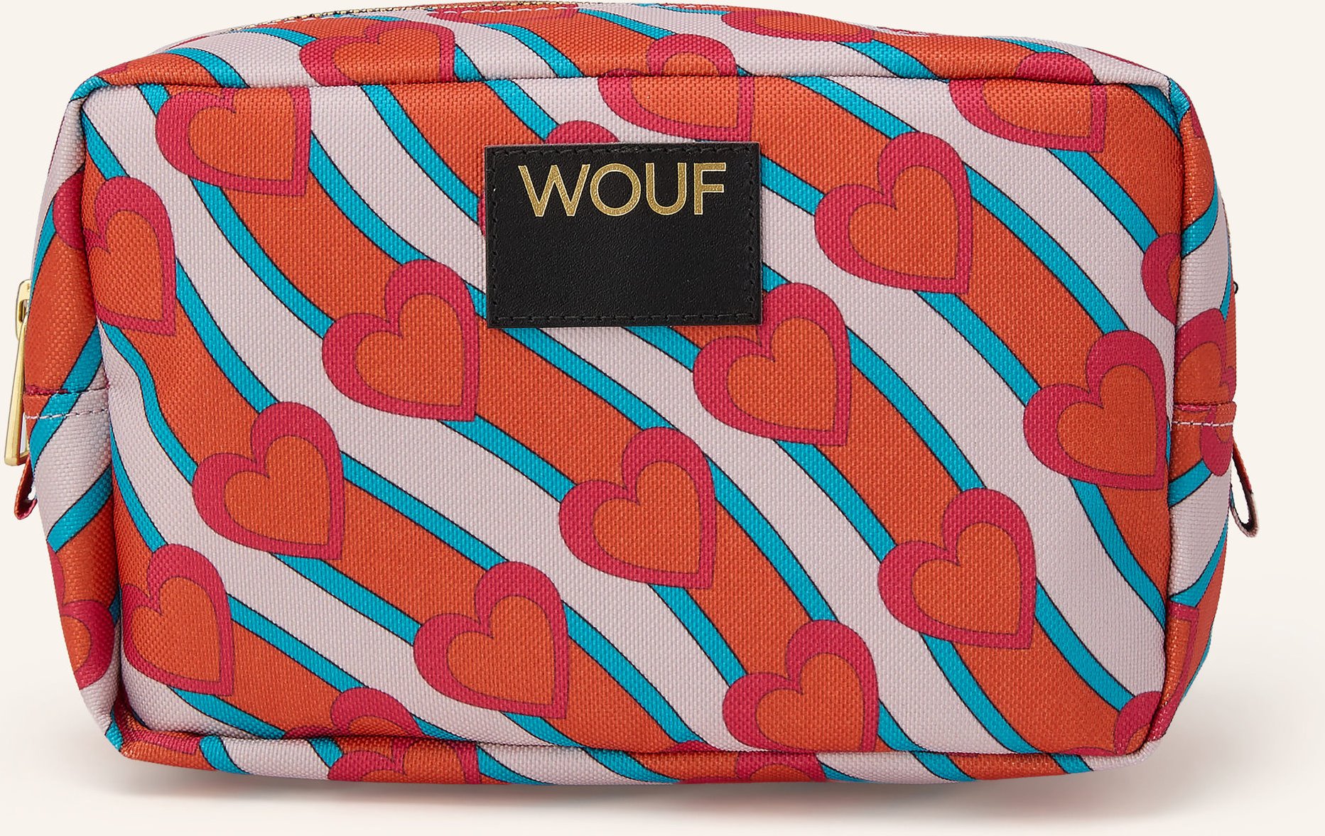 Wouf Kosmetiktasche Heartbeat rot