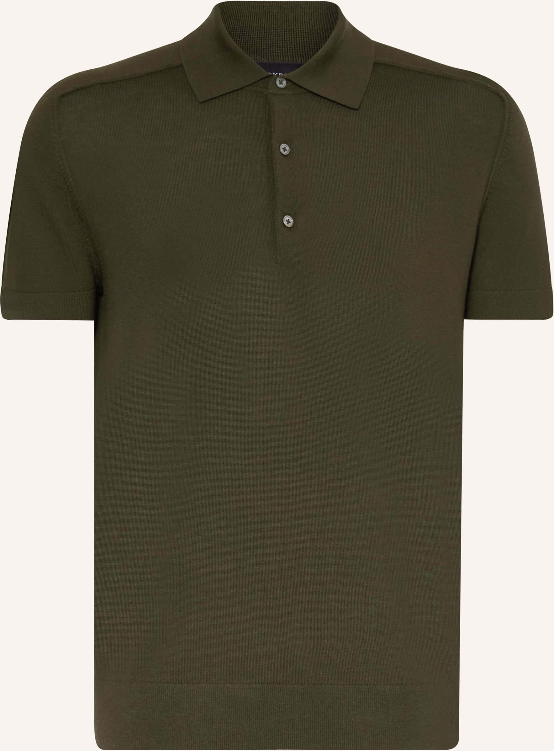 Strokesman's Strick-Poloshirt gruen